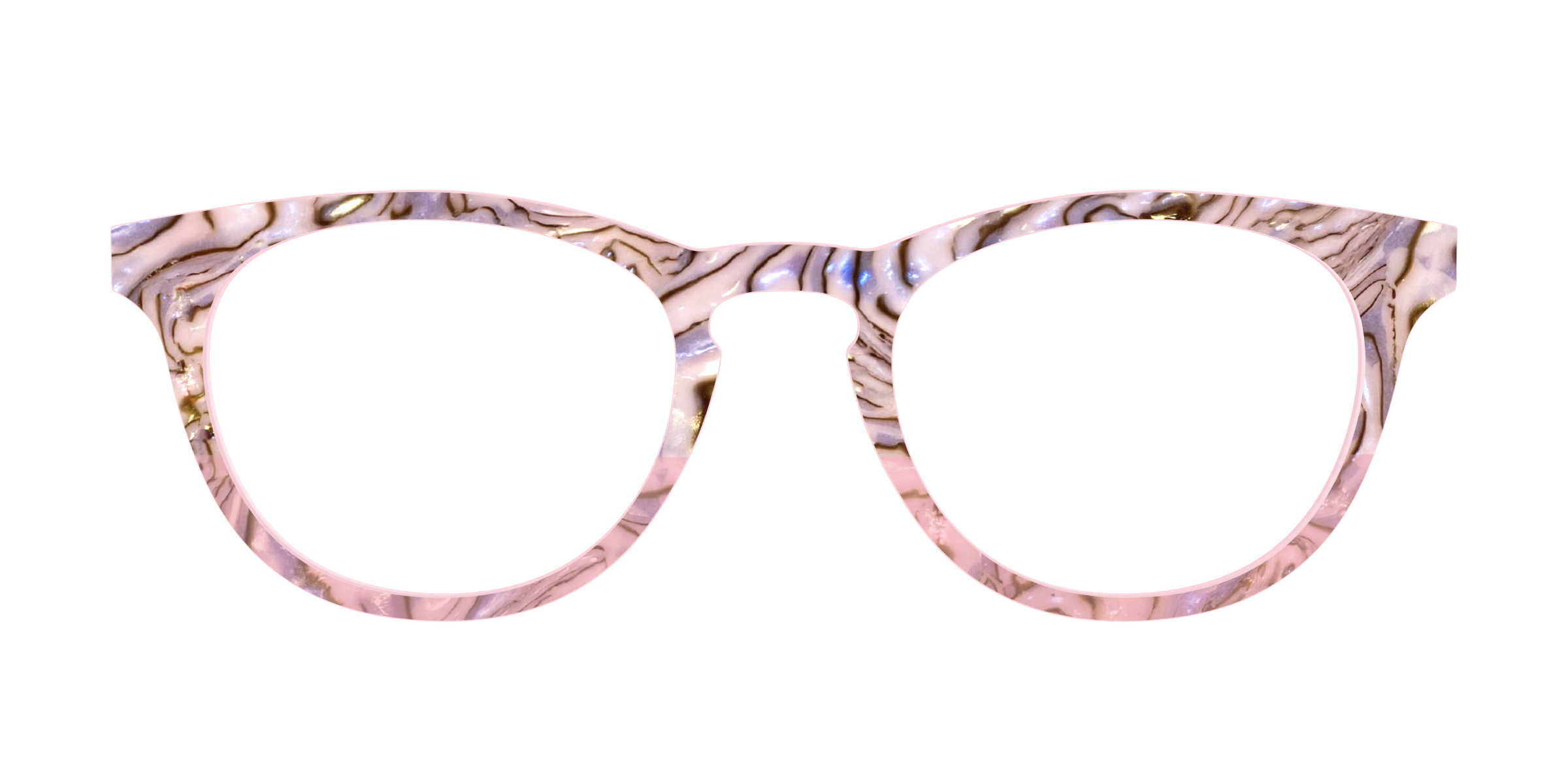 Pair Eyewear Design Tops Pink Conch Shell Pearl top 589