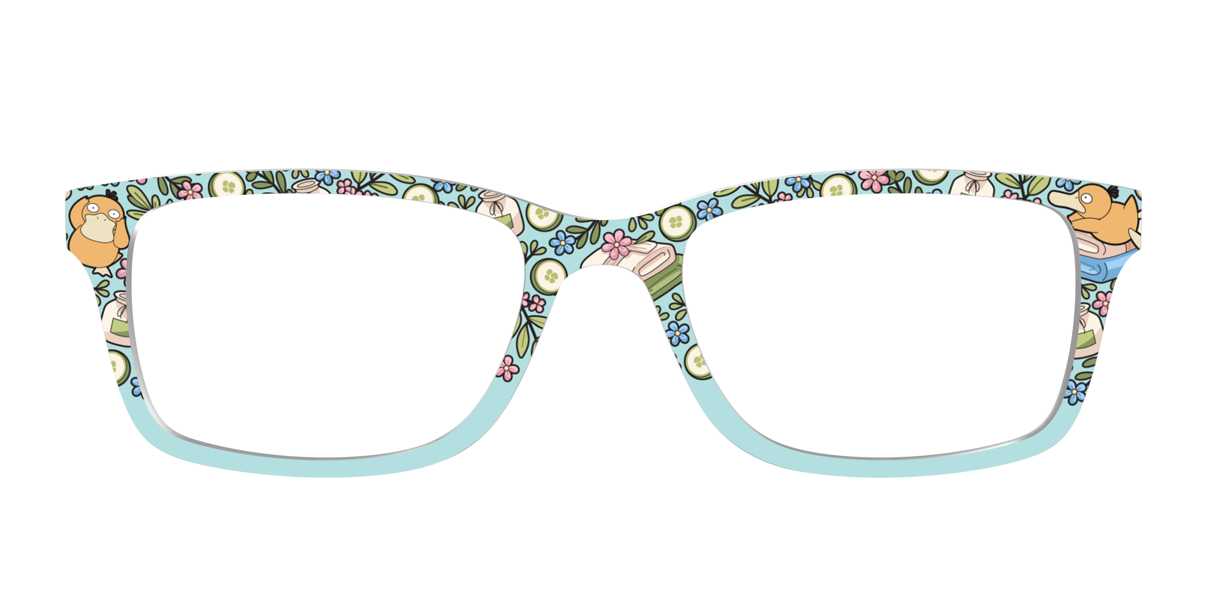 Pair Eyewear Collabs Psyduck Vibes frontalino giallo
