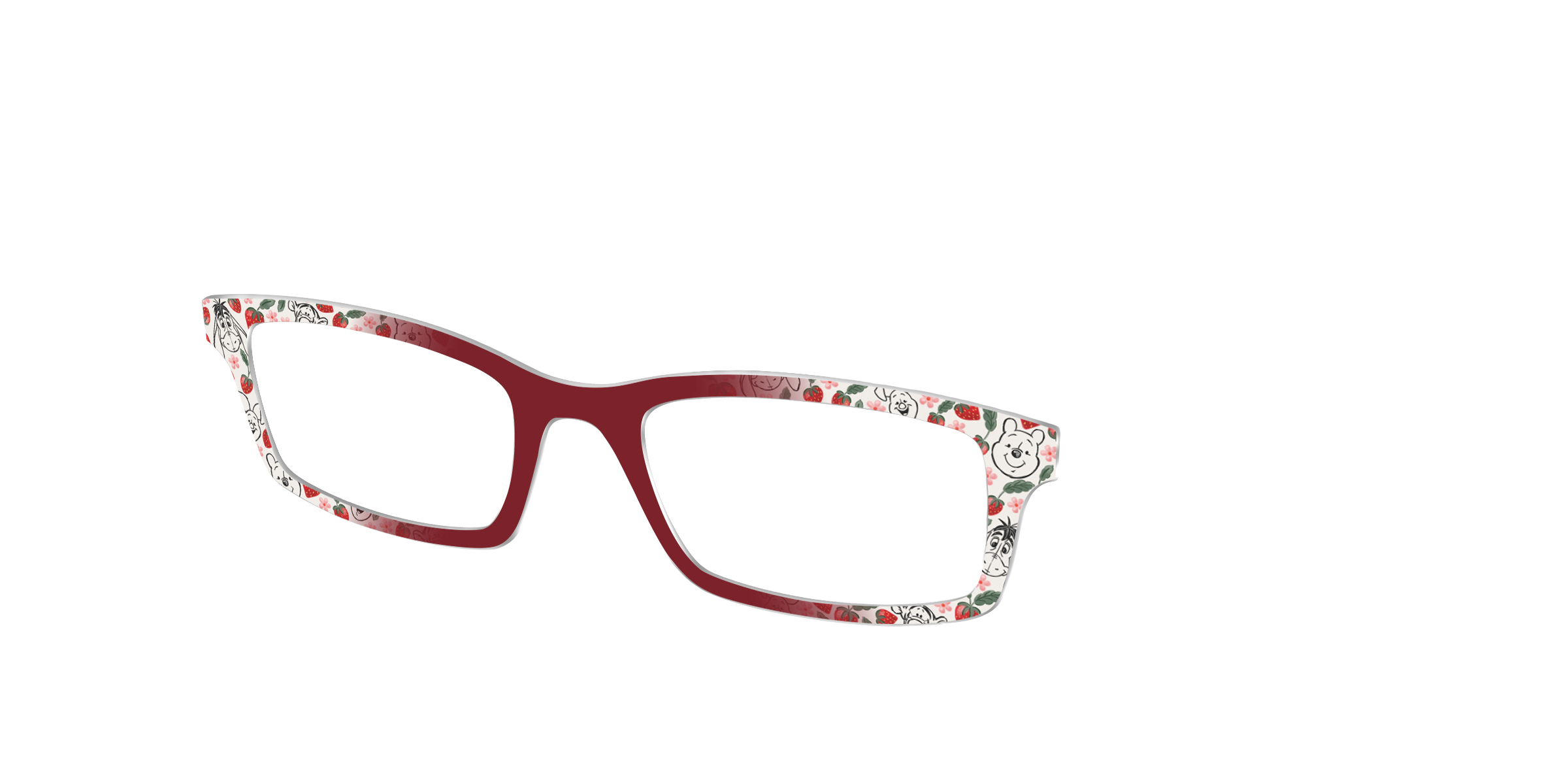 Pair Eyewear Collabs Berry Sweet top per occhiali rosso