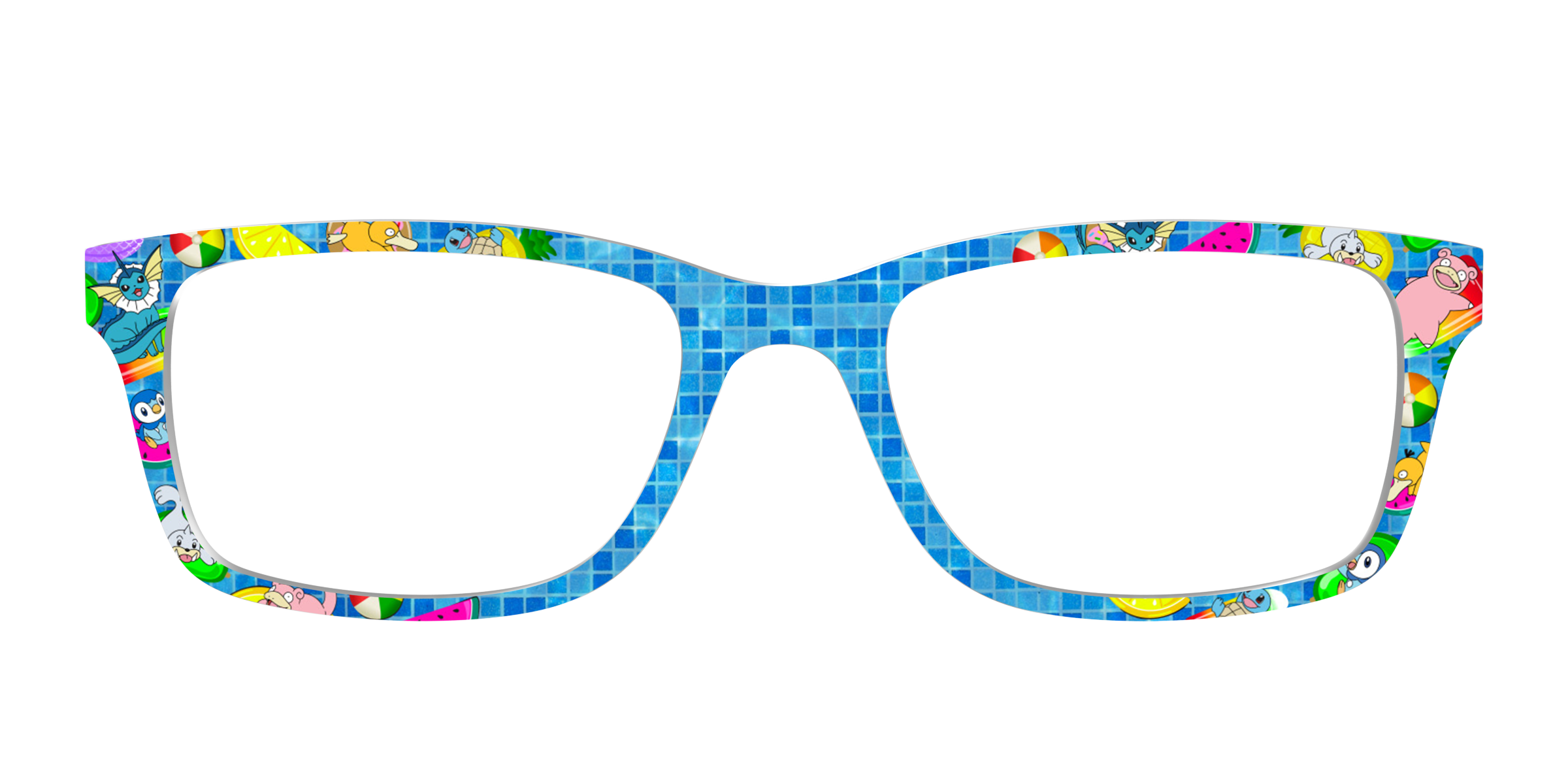 Pair Eyewear Collabs Water Type Top Occhiali Azzurro