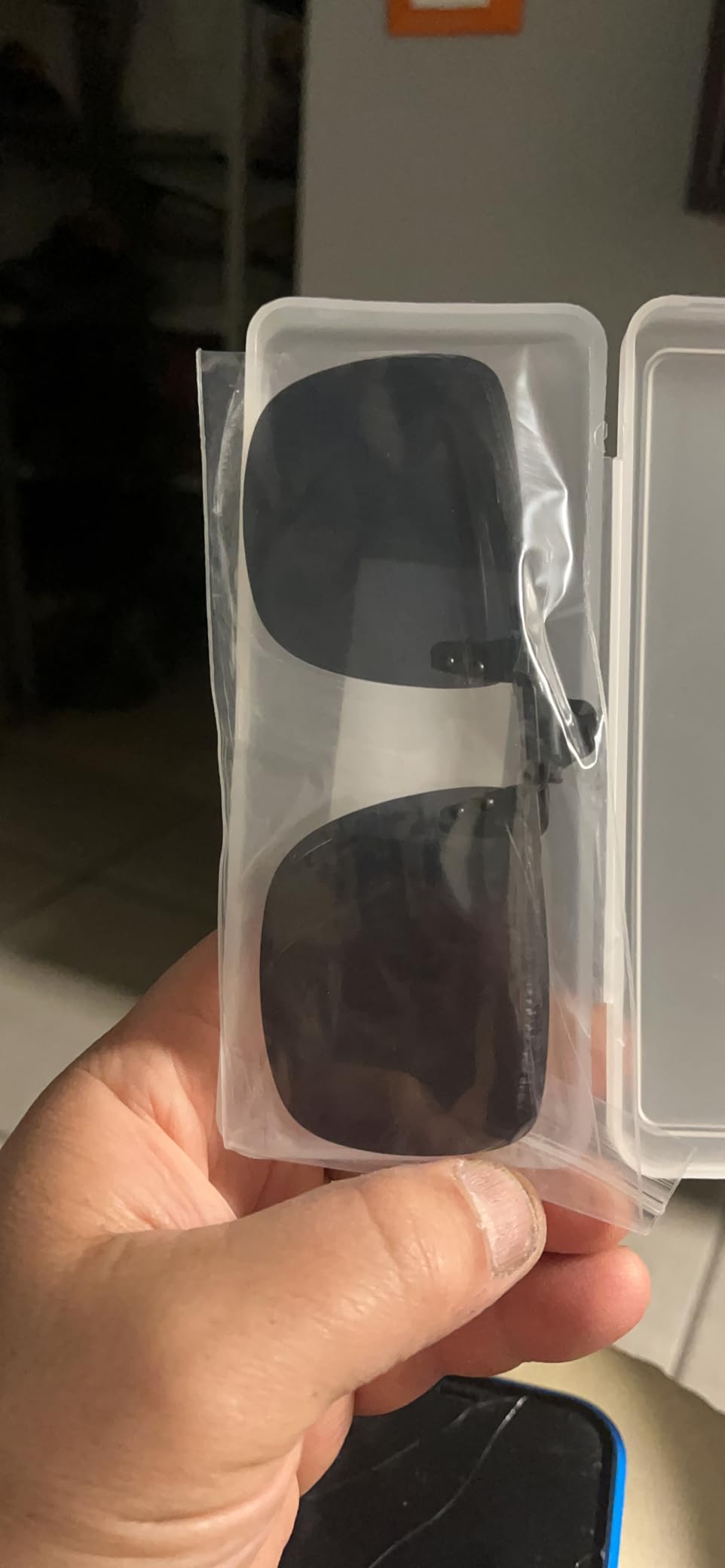 JM Clip per Occhiali da Sole Polarizzati occhiali sole flip up grigio