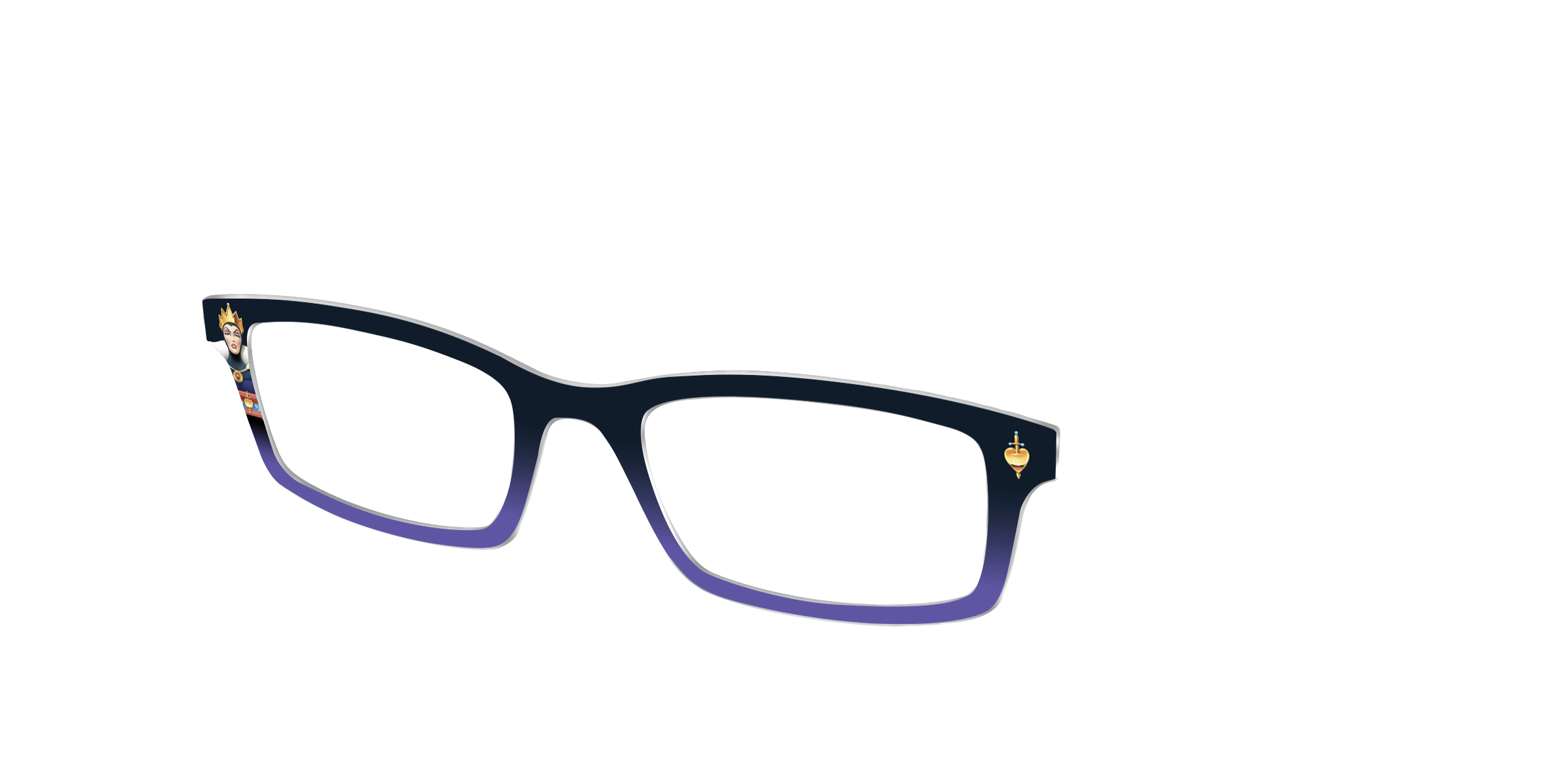 Pair Eyewear Collabs The Evil Queen Gradient frontalino viola