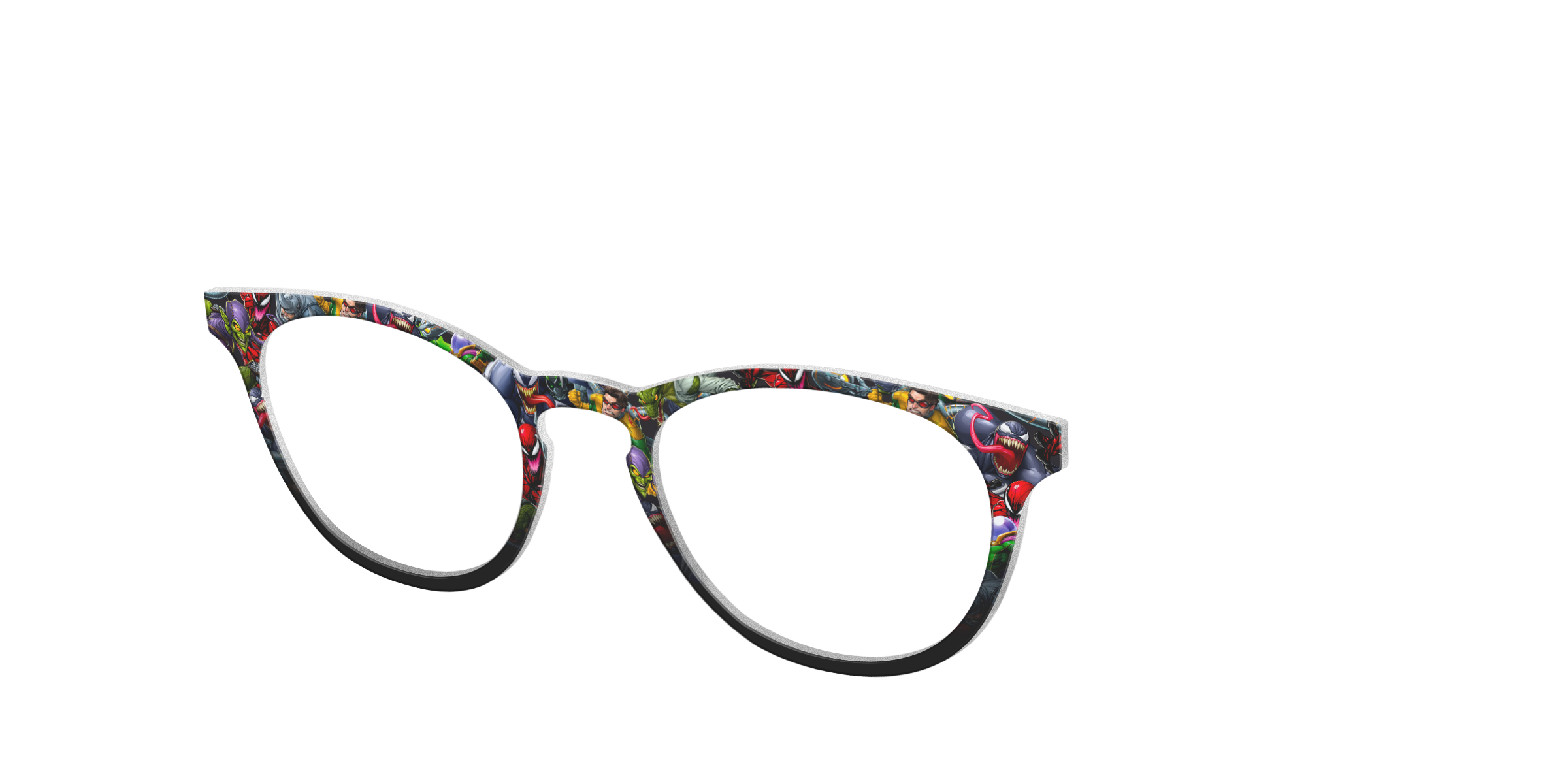 Pair Eyewear Collabs Spider-Man Villains top frame blu
