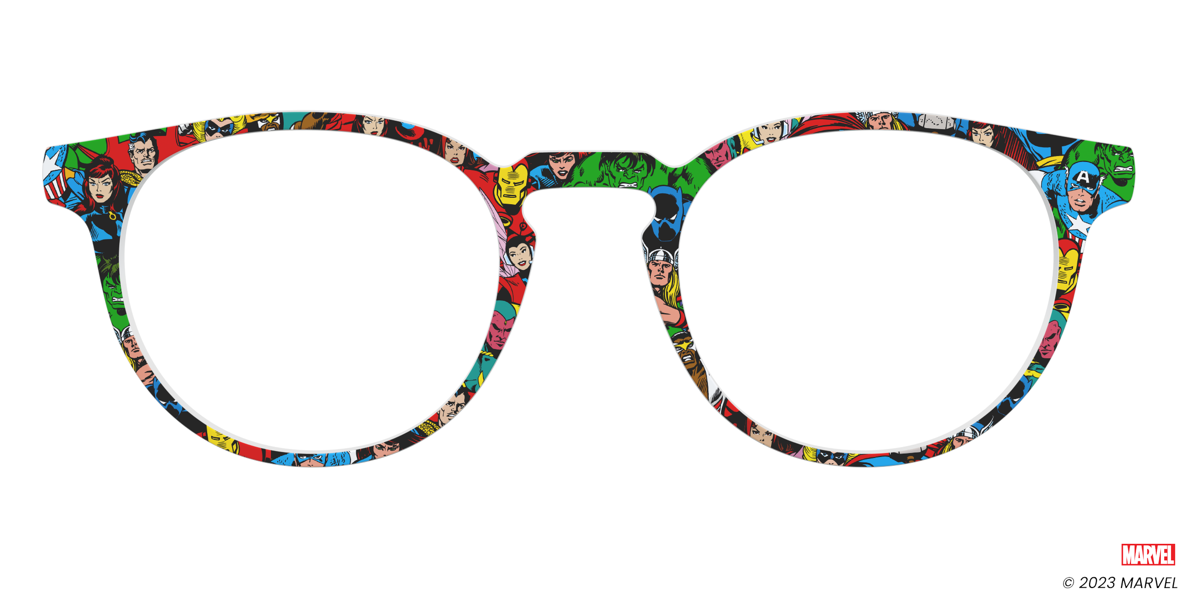 Pair Eyewear Collabs The Avengers Assemble top occhiali MR7