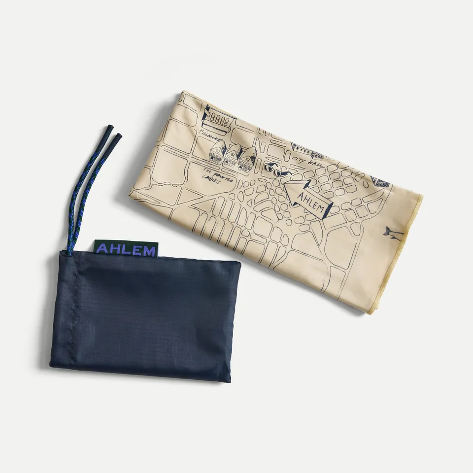 AHLEM Accessories San Francisco panno occhiali 22x22 illustrato