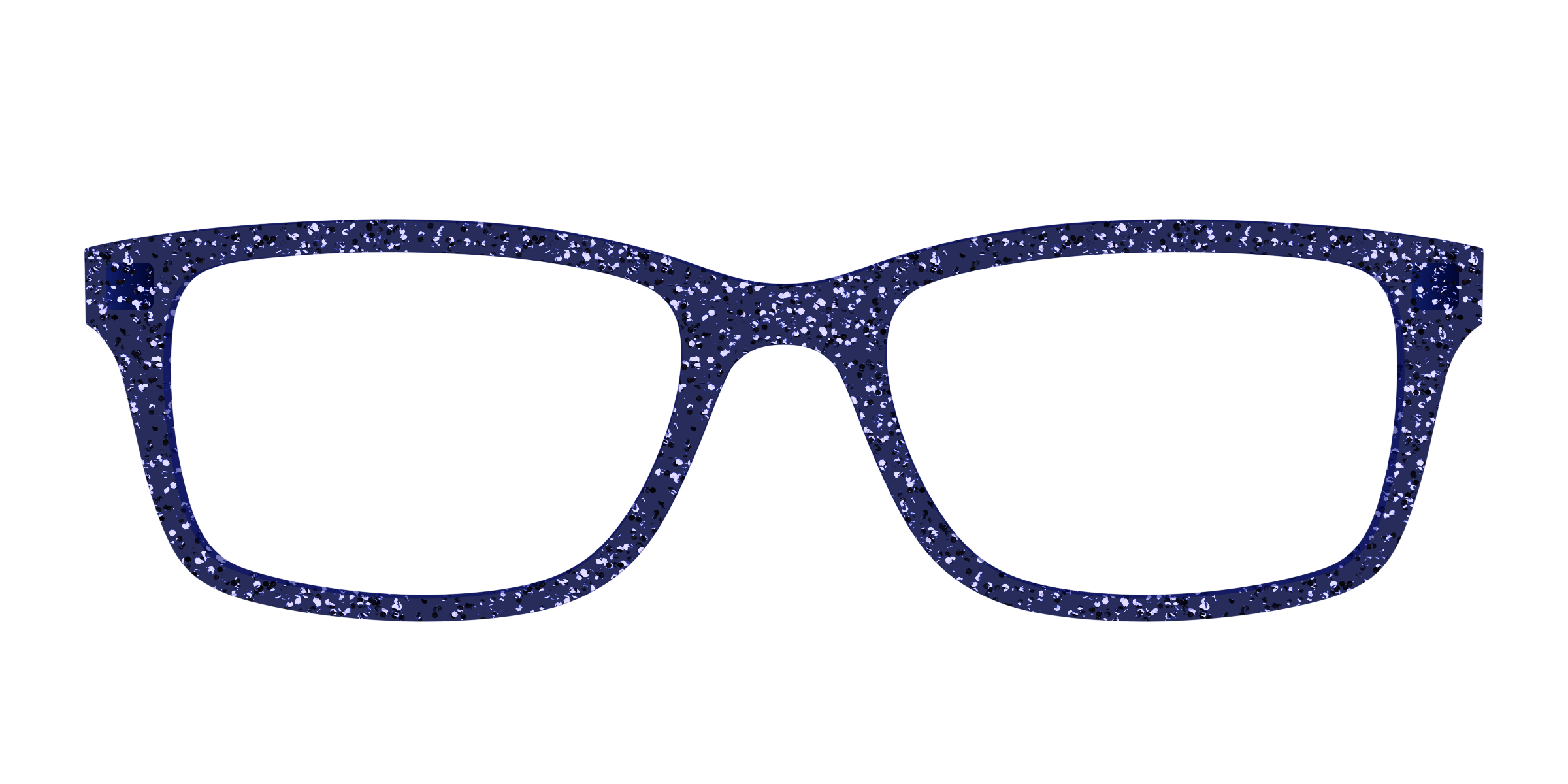 Pair Eyewear Solid Tops The Navy Sparkle top occhiali blu
