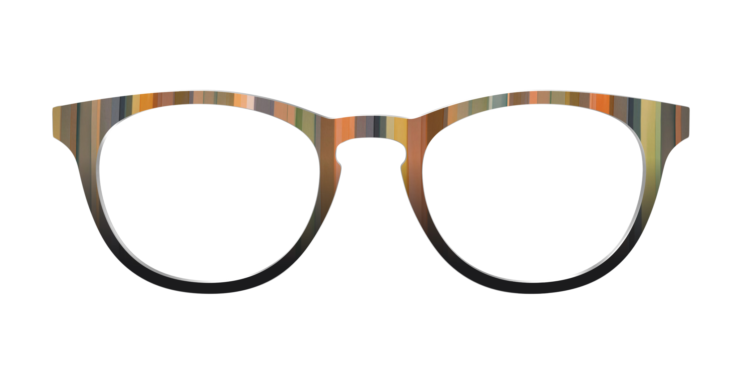 Pair Eyewear Design Tops Verdant Stripes top magnetico verde