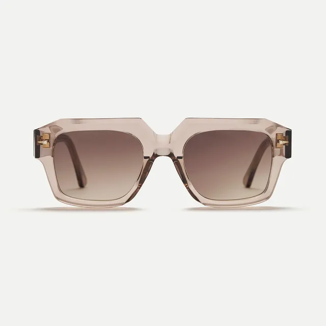 AHLEM Trudaine occhiali da sole Coffeelight oversize acetato