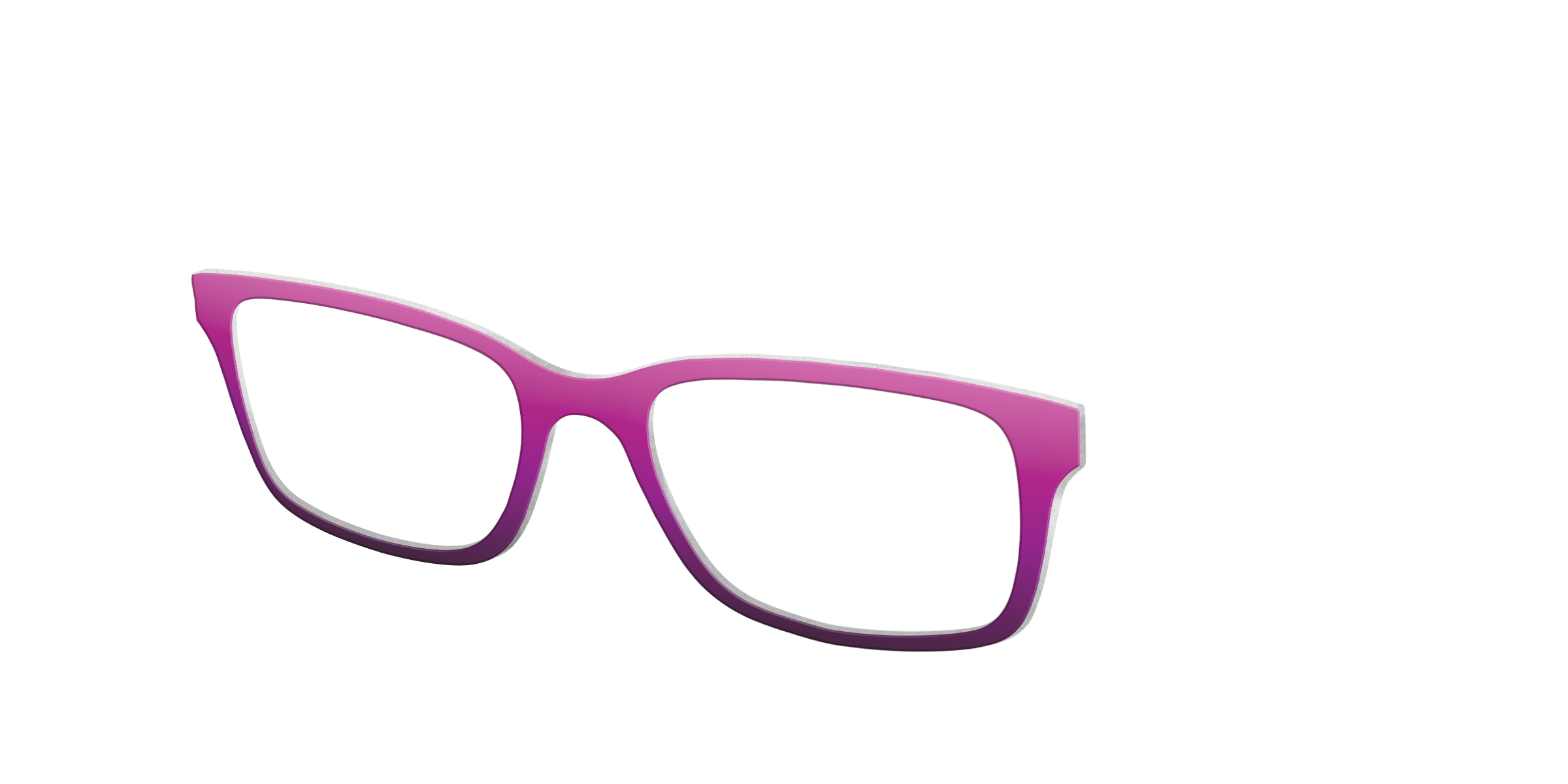 Pair Eyewear Solid Tops Pink Plum Gradient top rosa sfumato