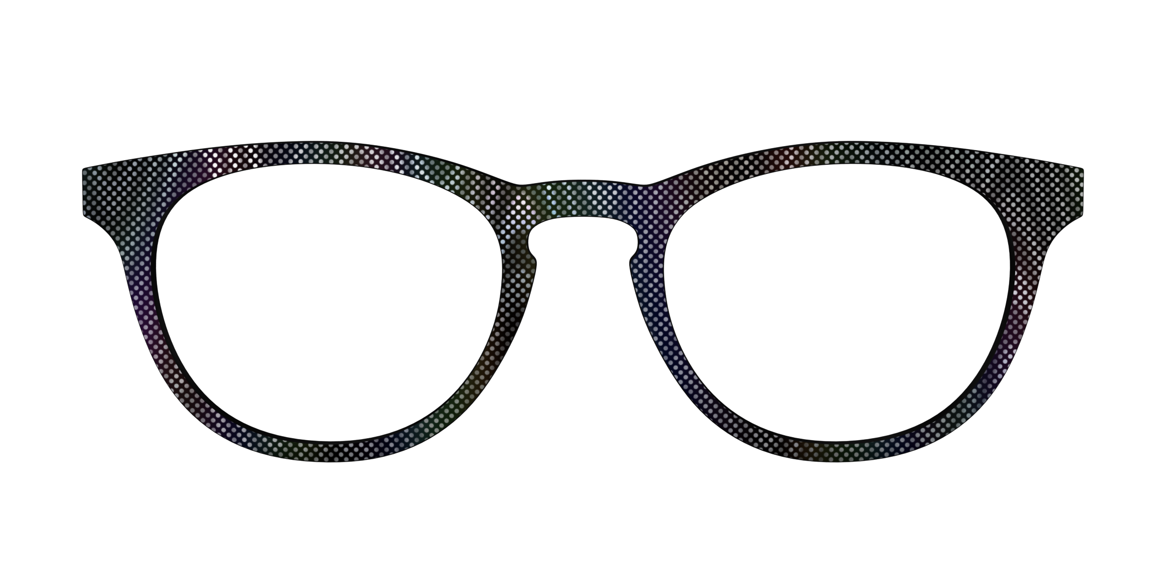 Pair Eyewear Design Tops Silver Iridescent Ripple top Cedro