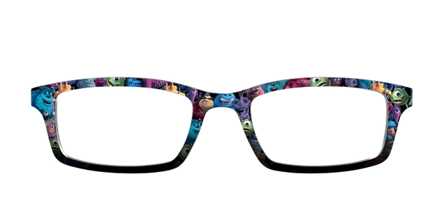Pair Eyewear Collabs Monsters Inc top per occhiali blu