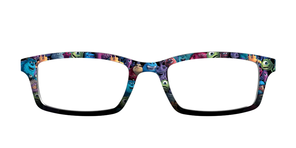 Pair Eyewear Collabs Monsters Inc top per occhiali blu