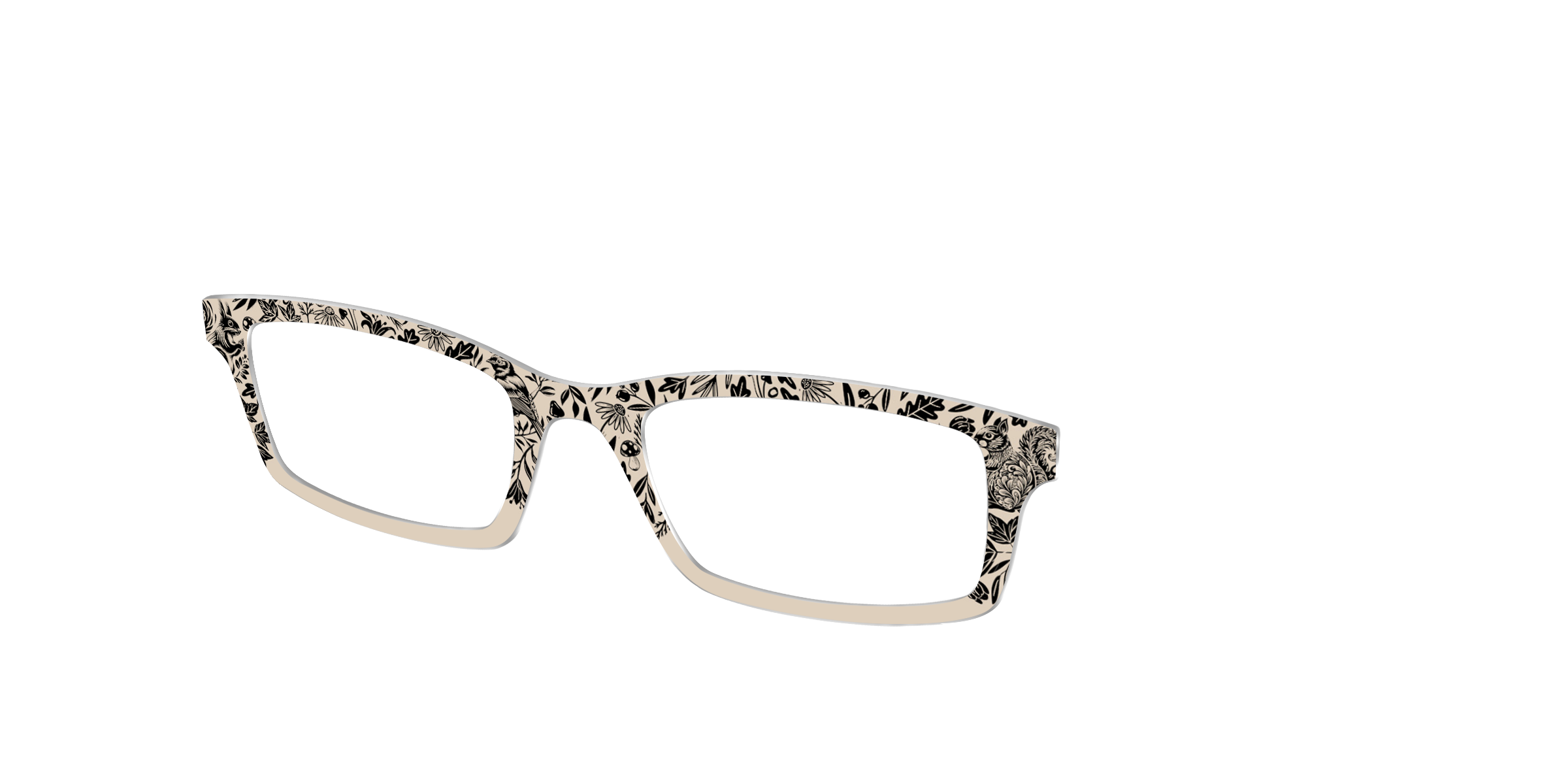Pair Eyewear Design Tops Woodcut Squirrels top scoiattoli