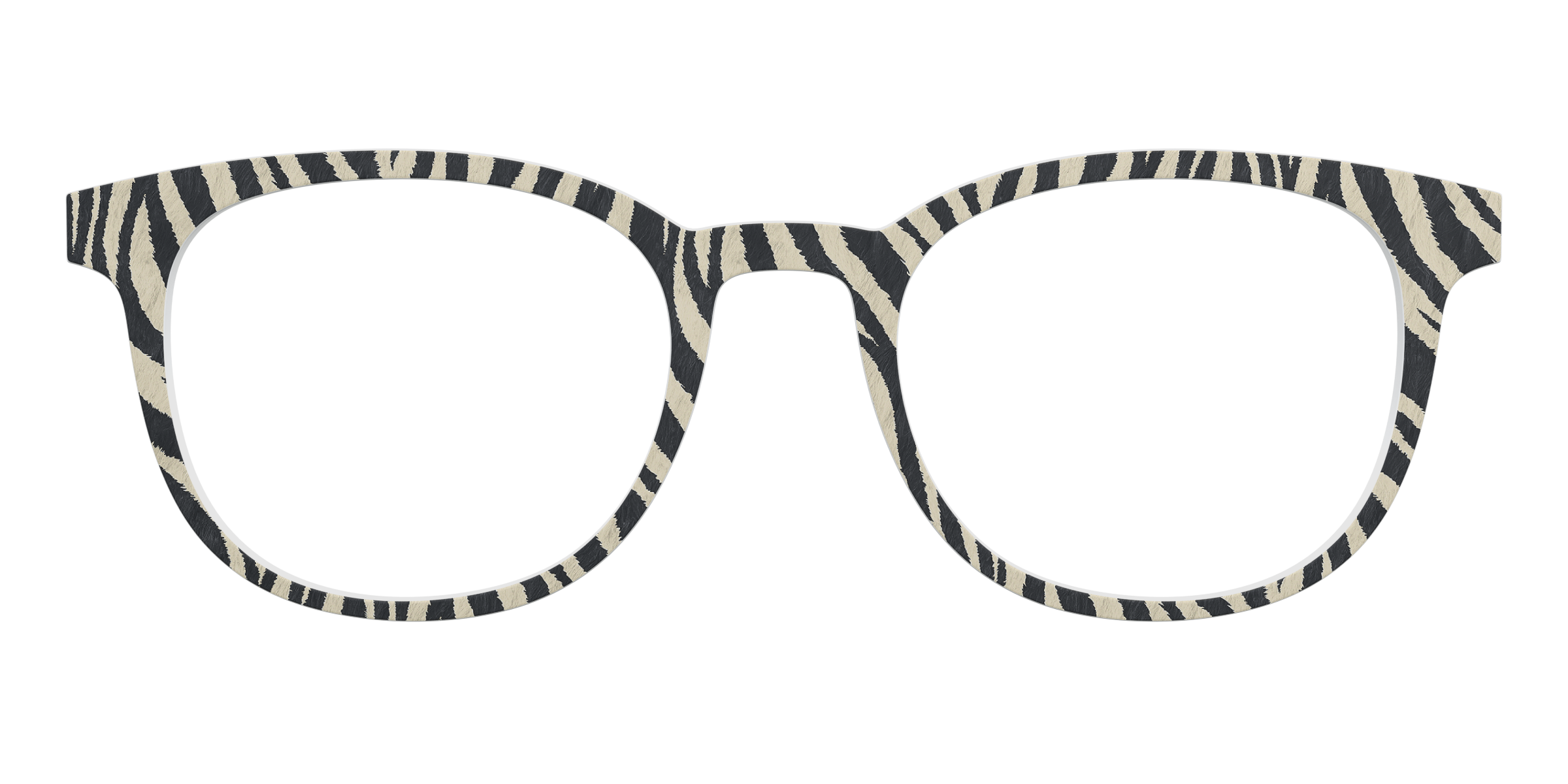 Pair Eyewear Solid Tops Zebra Stripes top occhiali bianco