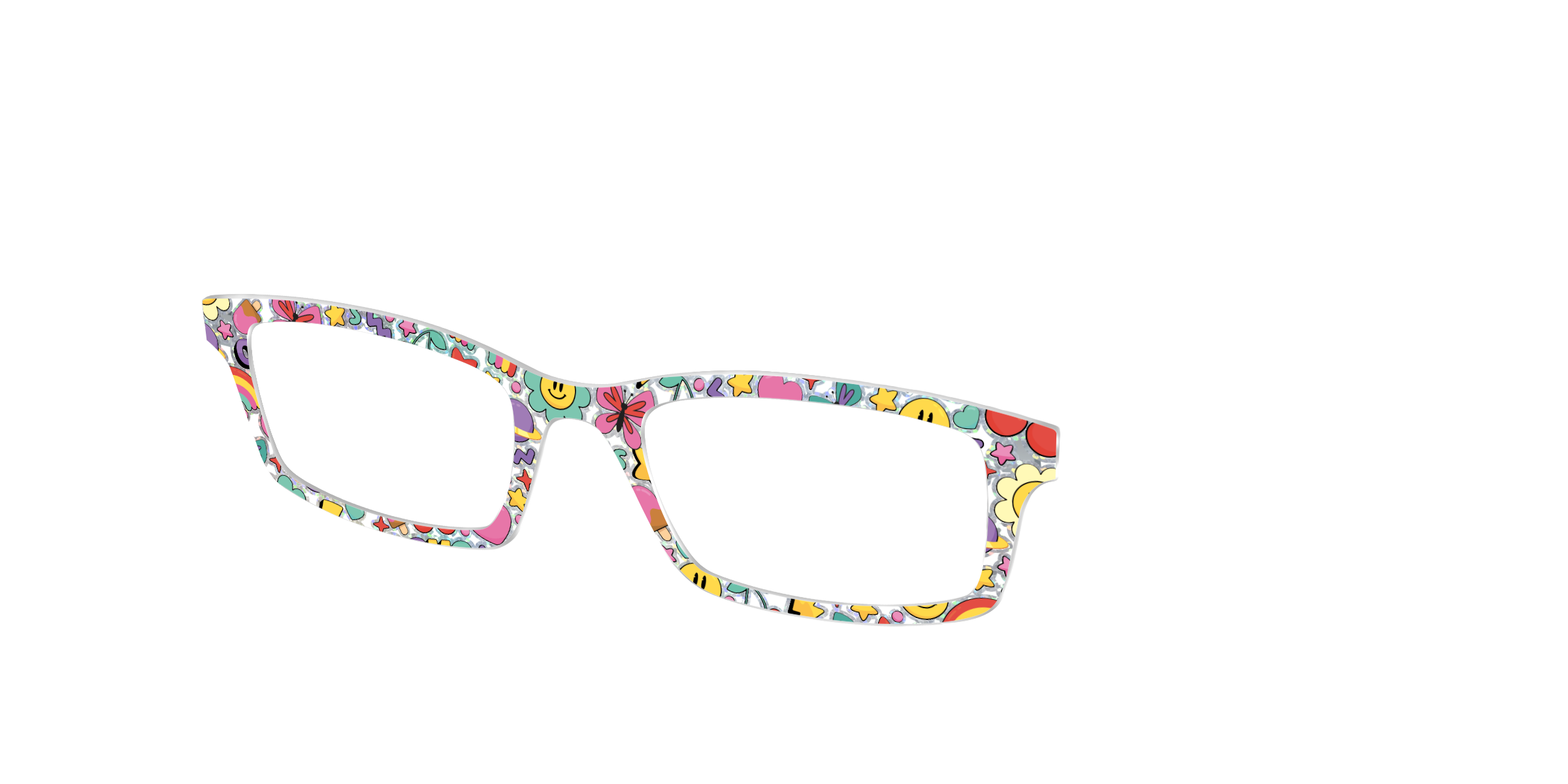 Pair Eyewear Design Tops The Funky Foil Stickers frontalino premium