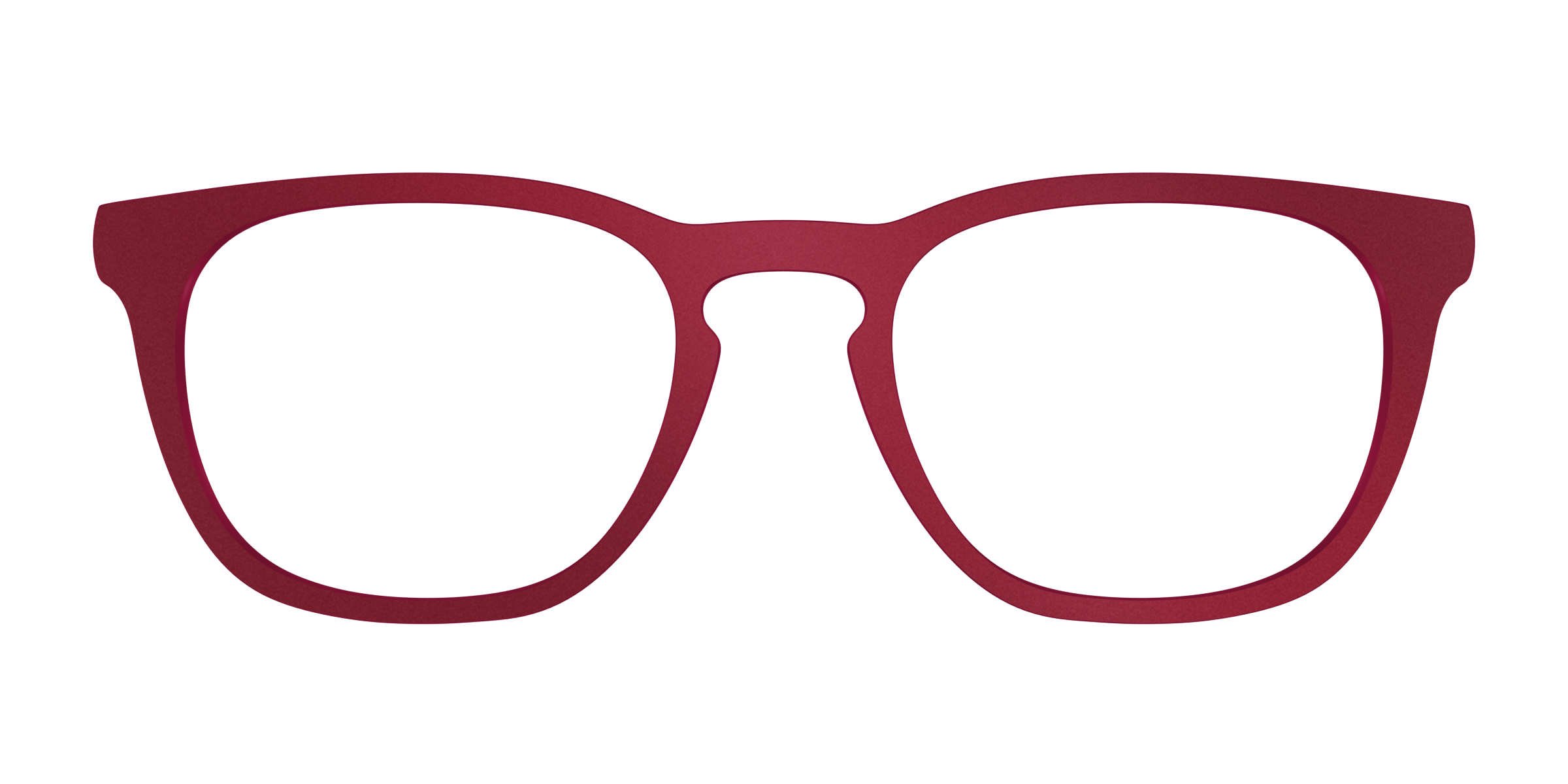 Pair Eyewear Solid Tops Matte Burgundy top occhiali bordeaux