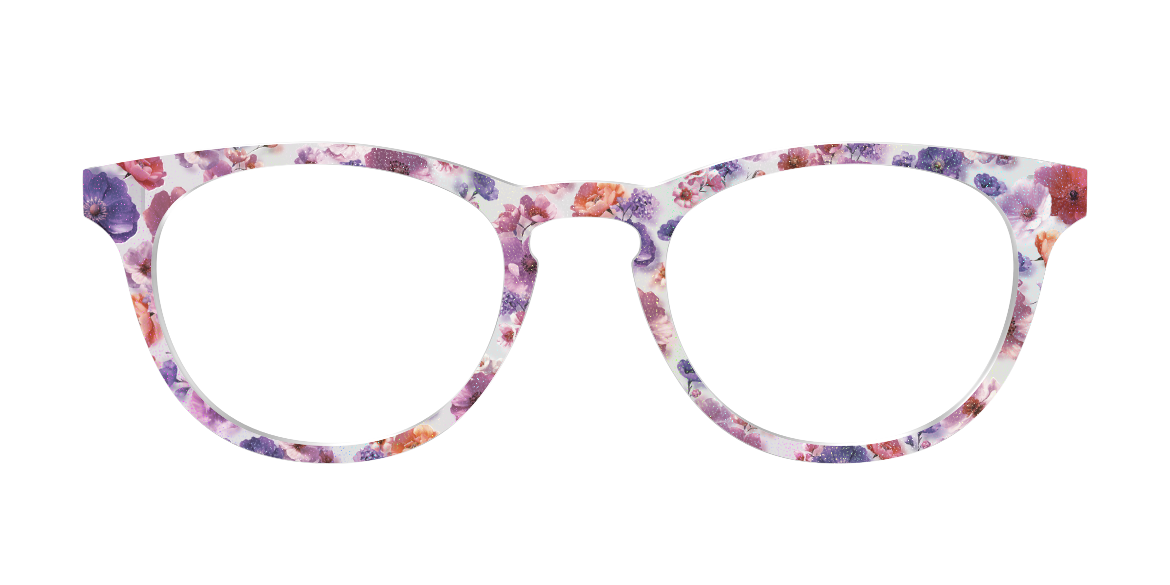Pair Eyewear Design Tops Holographic Milky Floral Top Occhiali 512