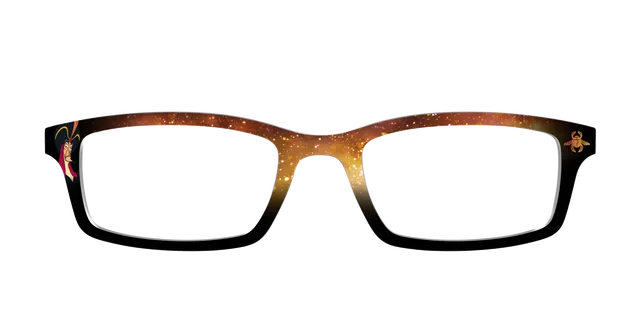 Pair Eyewear Collabs Jafar Golden Scarab top per occhiali oro
