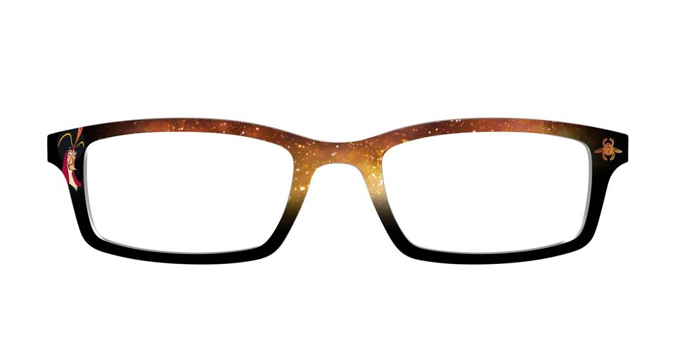Pair Eyewear Collabs Jafar Golden Scarab top per occhiali oro