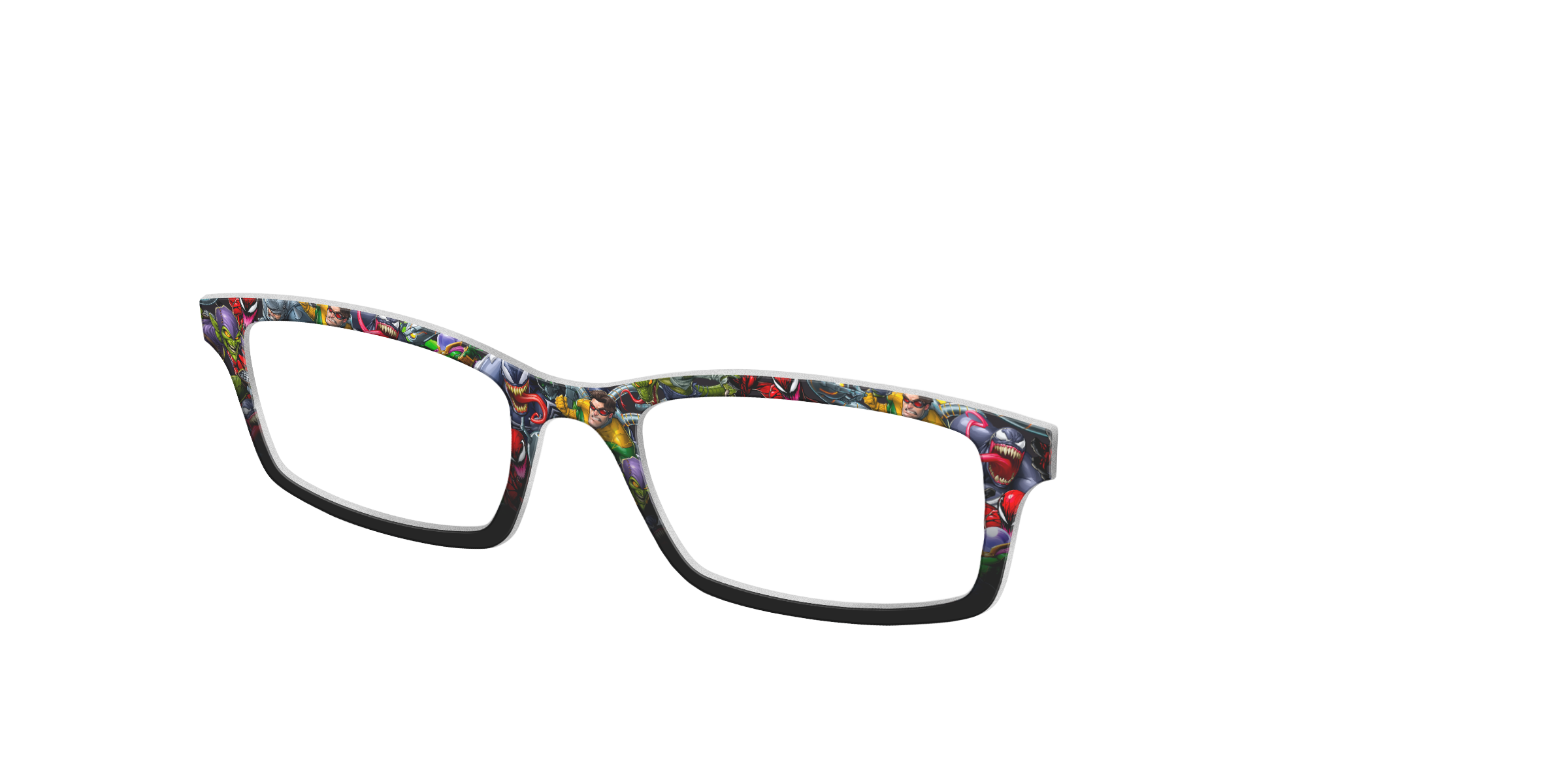 Pair Eyewear Collabs Spider-Man Villains top frame blu
