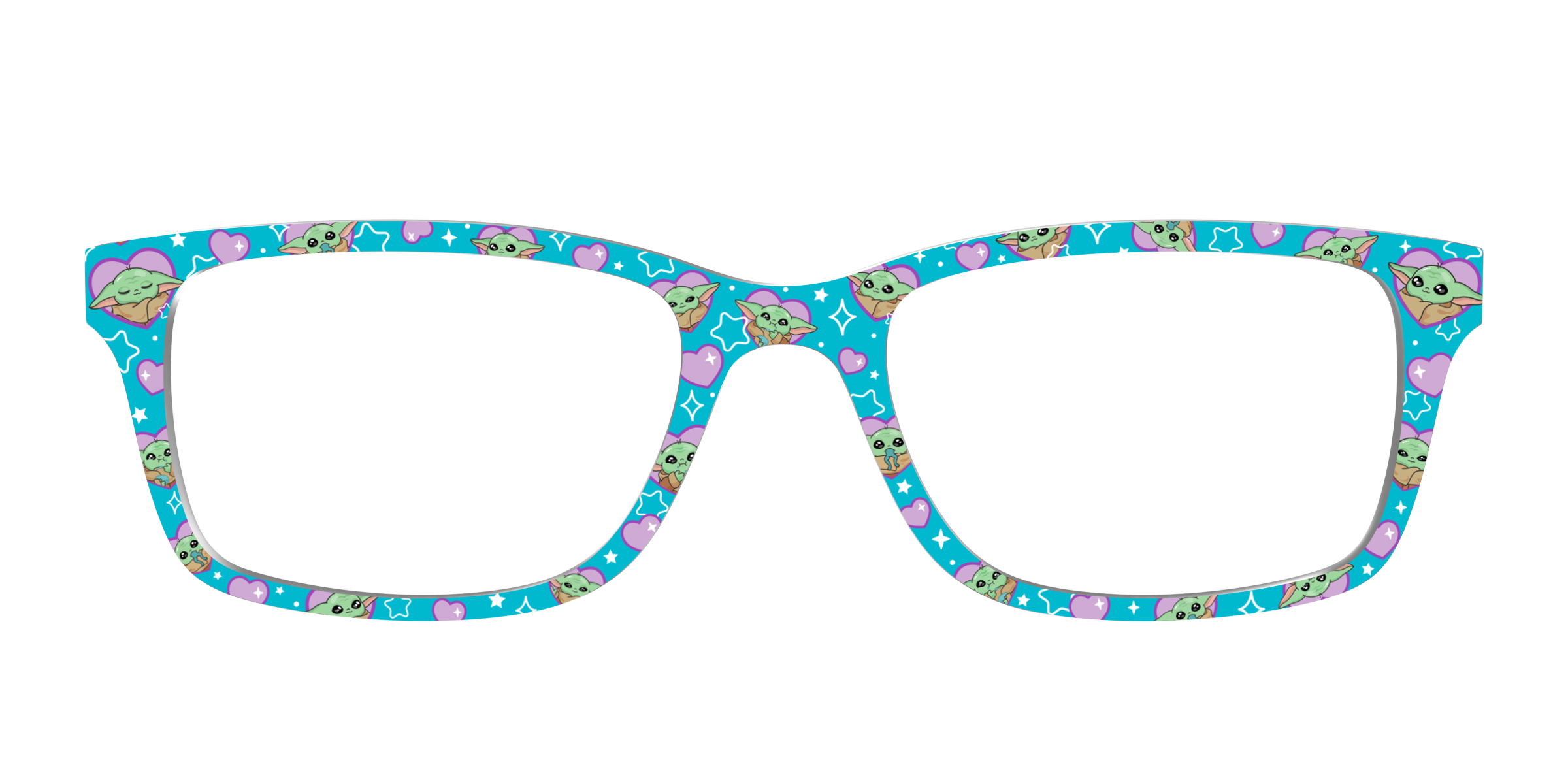Pair Eyewear Collabs Grogu Cuteness top frame verde