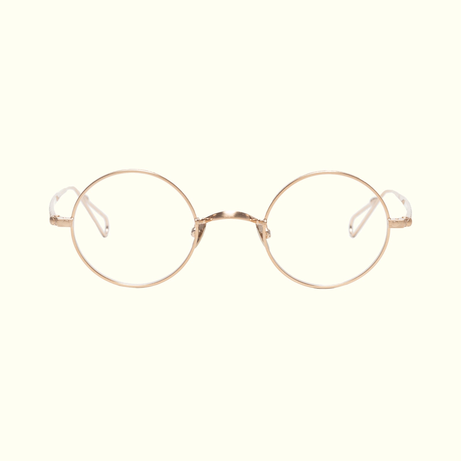 AHLEM Place Coluche occhiali da vista Antique Gold rotondi