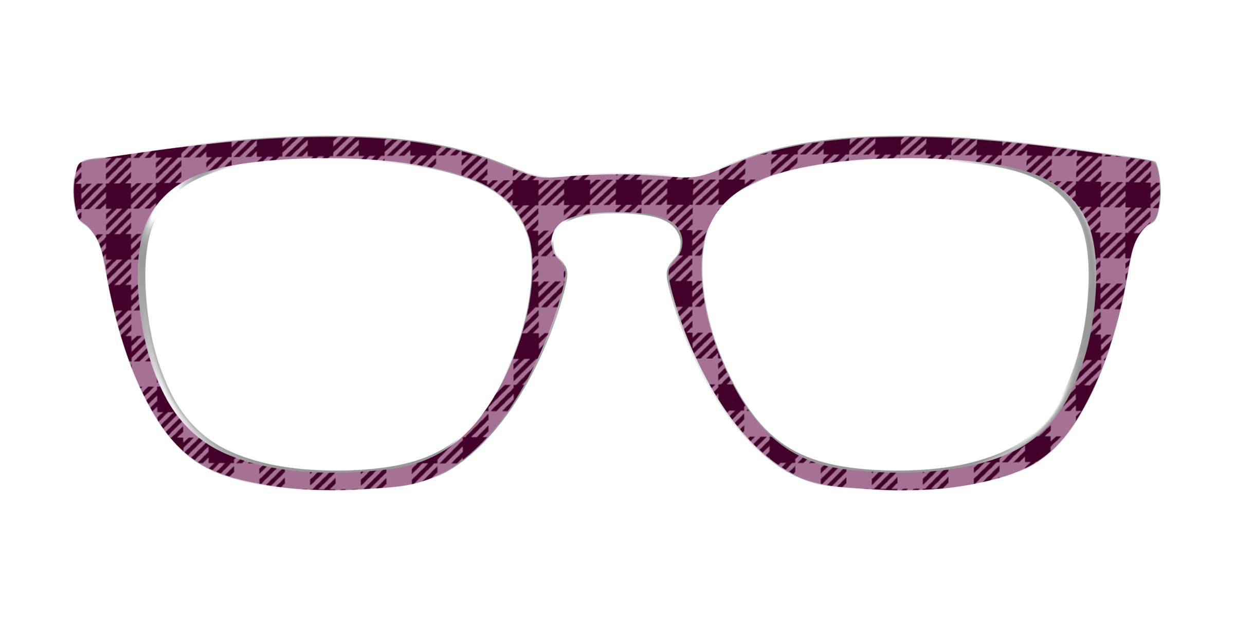 Pair Eyewear Design Tops The Merlot Gingham Top Occhiali AT05