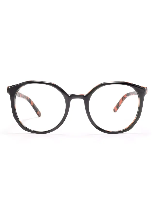 Ouyuan YD1238 montatura occhiali tondi acetato thin rim