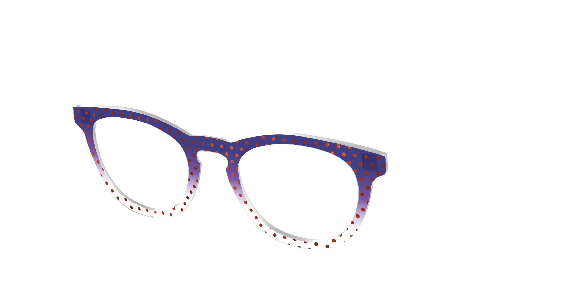Pair Eyewear Design Tops Galactic Plum Gradient top pois viola