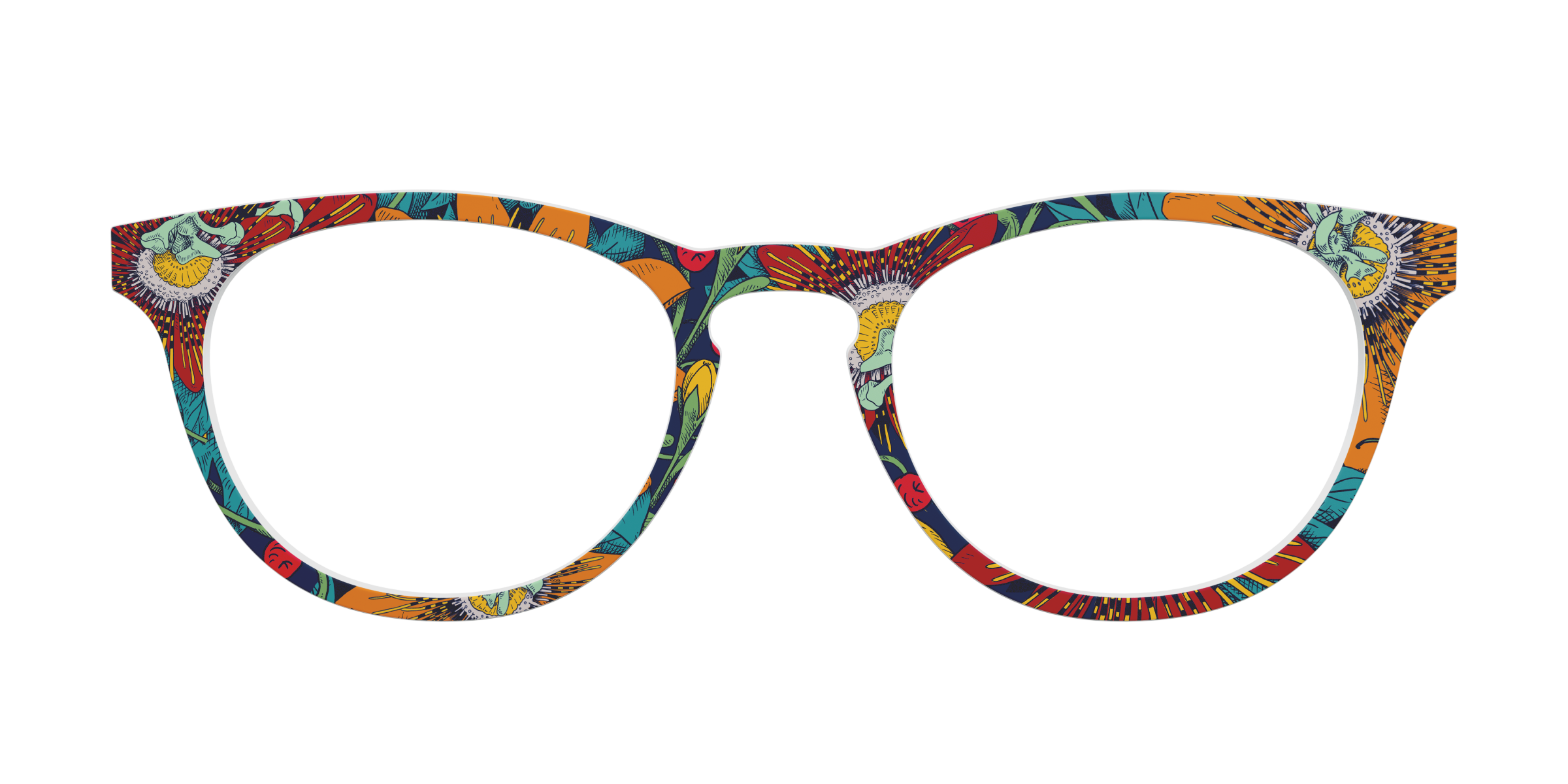 Pair Eyewear Collabs Passiflora Mexicana topper floreale