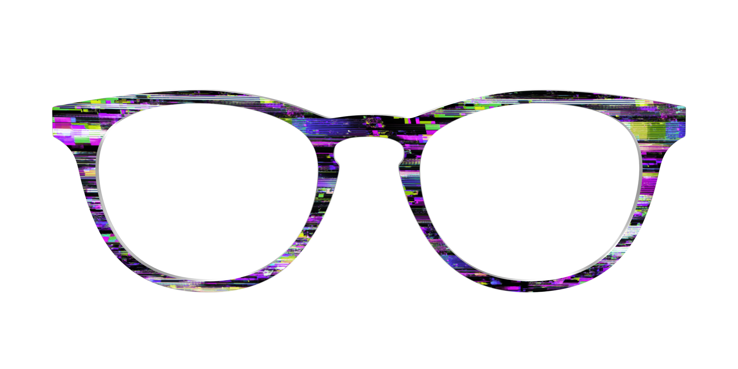 Pair Eyewear Horror Film Glitch top magnetico nero