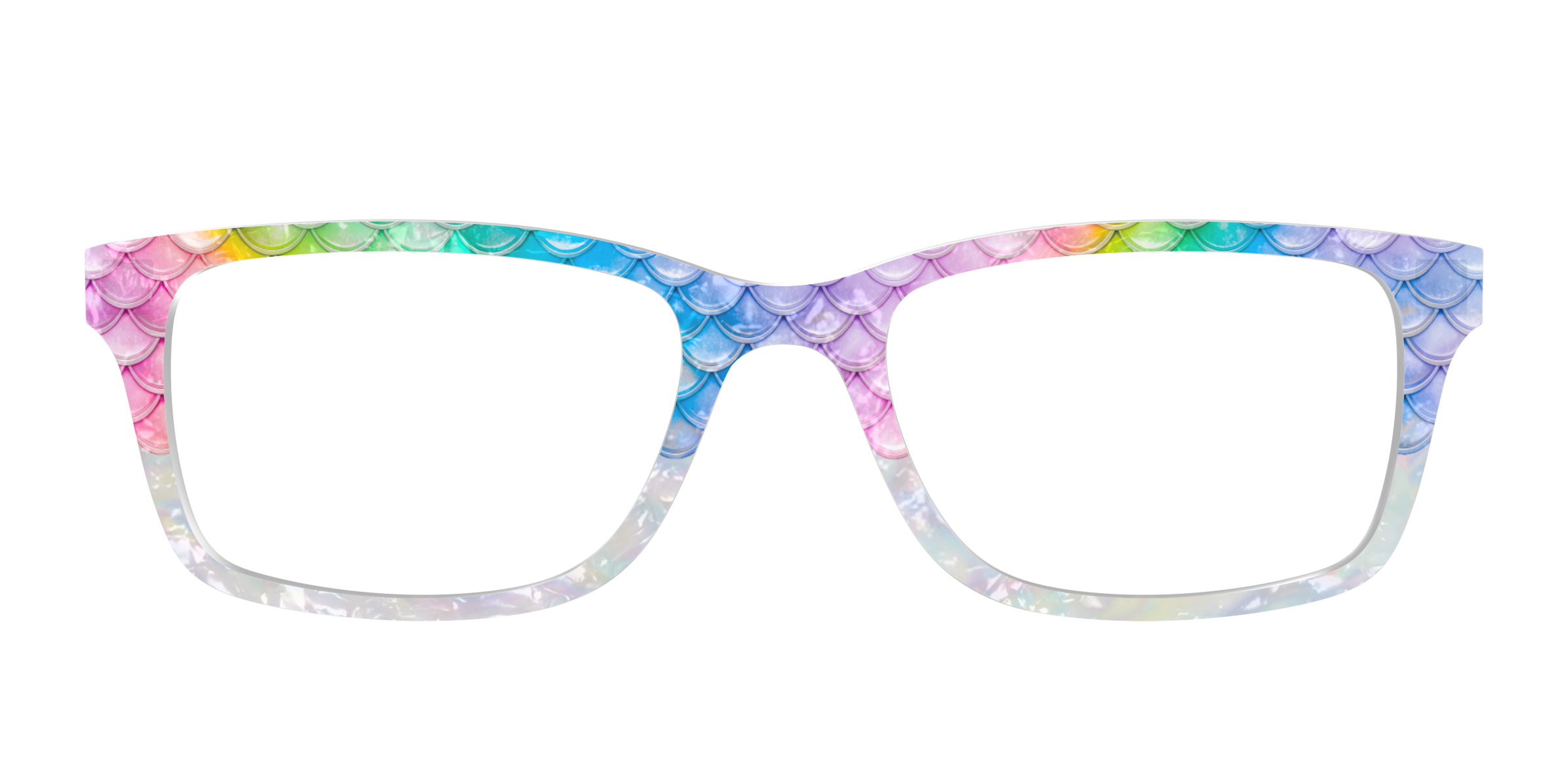 Pair Eyewear Design Tops Rainbow Pearl Scales Crystal top Cedro