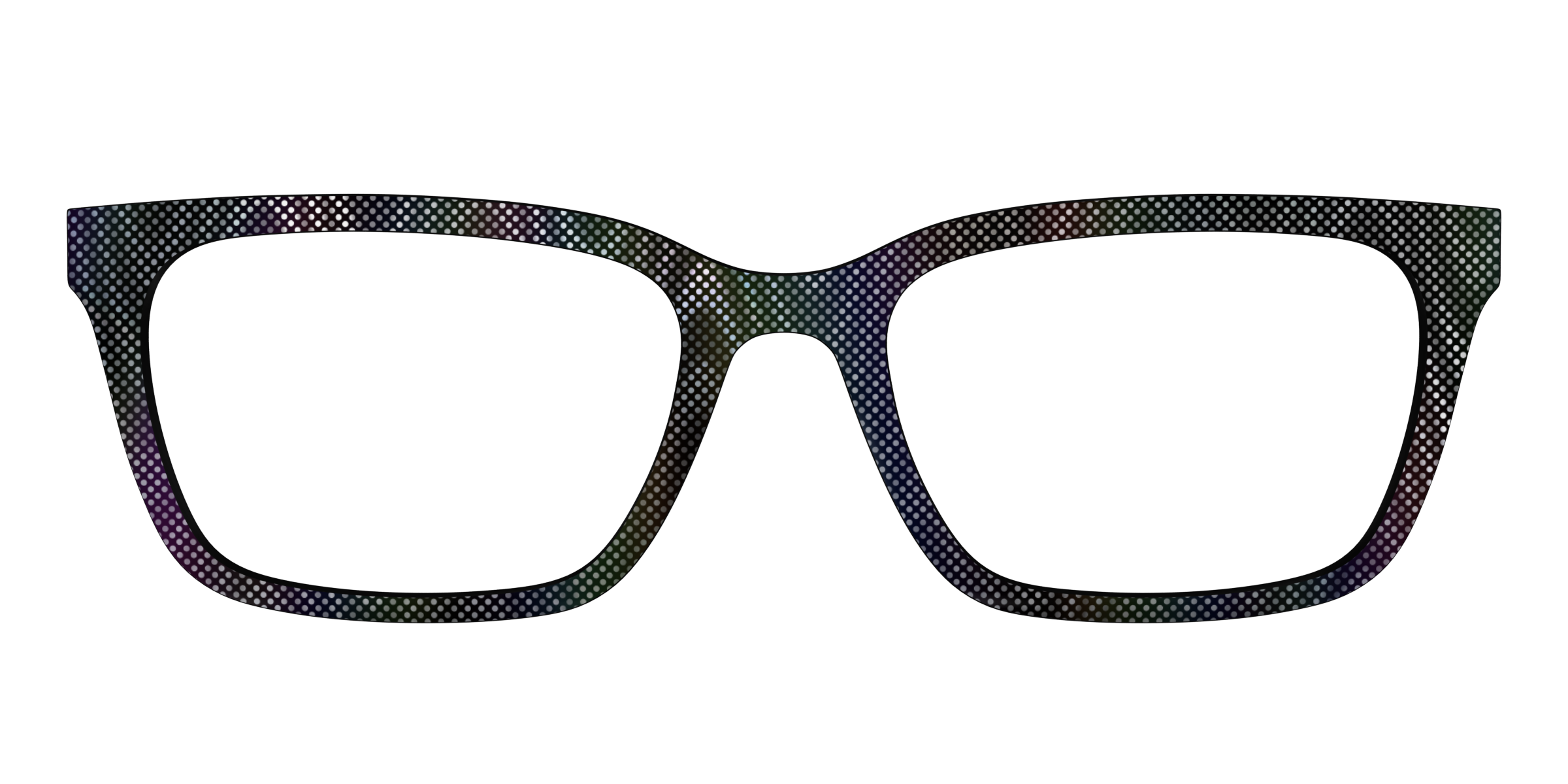 Pair Eyewear Design Tops Silver Iridescent Ripple top Cedro
