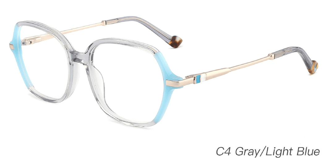 Ouyuan NOA23017 montatura occhiali acetato colorata