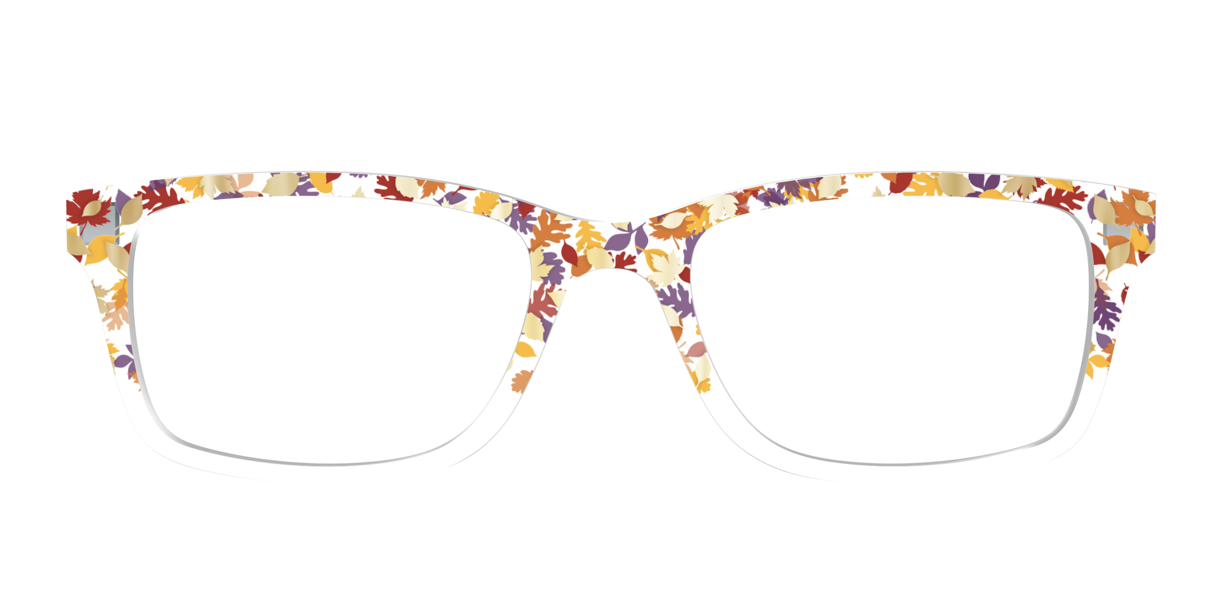 Pair Eyewear Design Tops Fallen Leaves Confetti Crystal top premium