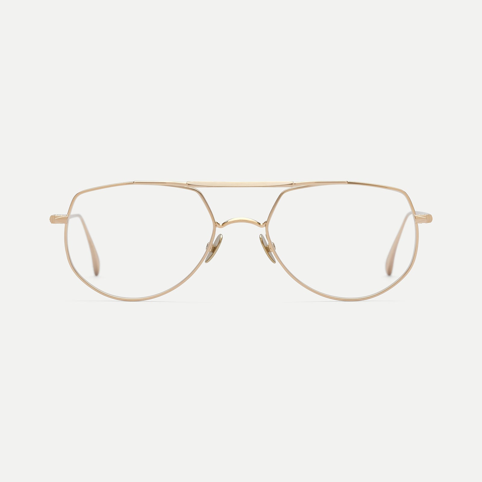 AHLEM Cadet occhiali da vista champagne aviator metallo