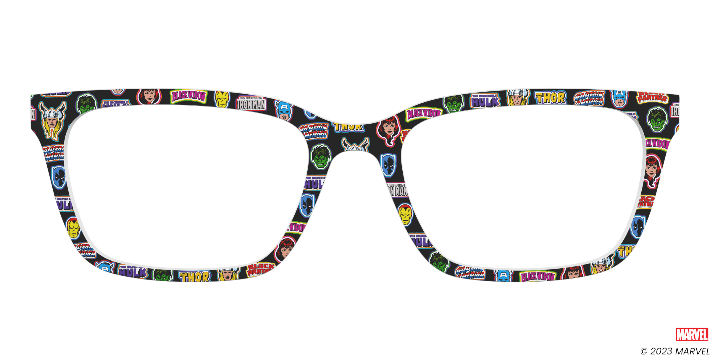 Pair Eyewear Collabs The Marvel Stickers top occhiali MR10