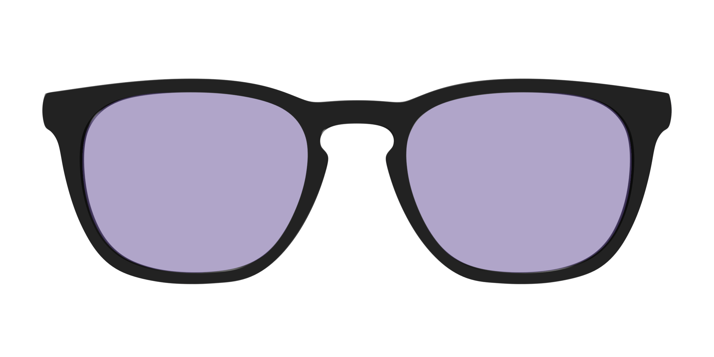 Pair Eyewear Design Black Celestial Purple top sole Serra viola