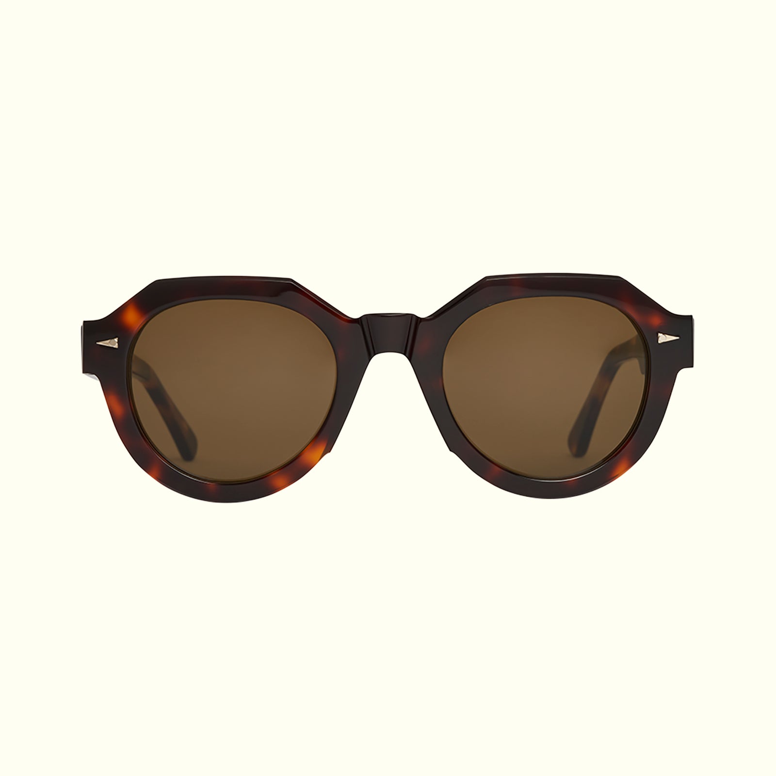 AHLEM Marcadet occhiali da sole Dark Green oversize