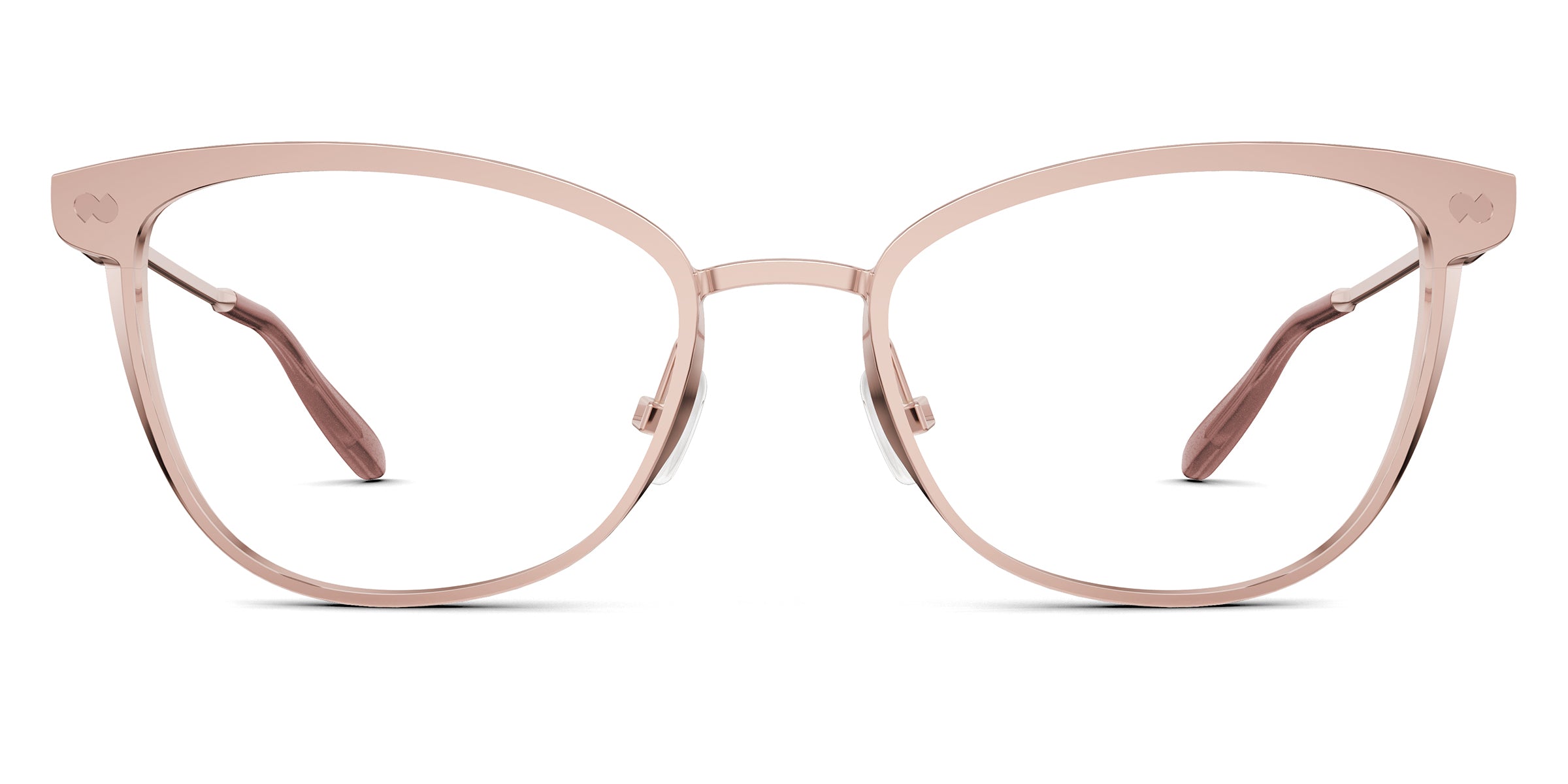 Pair Eyewear Base Frames Georgia Metal montatura cat-eye metallo