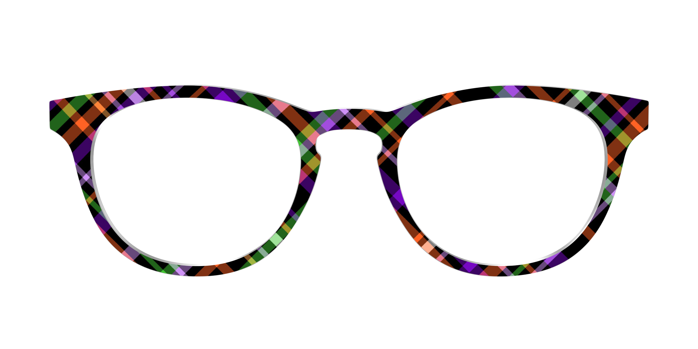 Pair Eyewear Design Tops Hexed Plaid top scozzese Brook