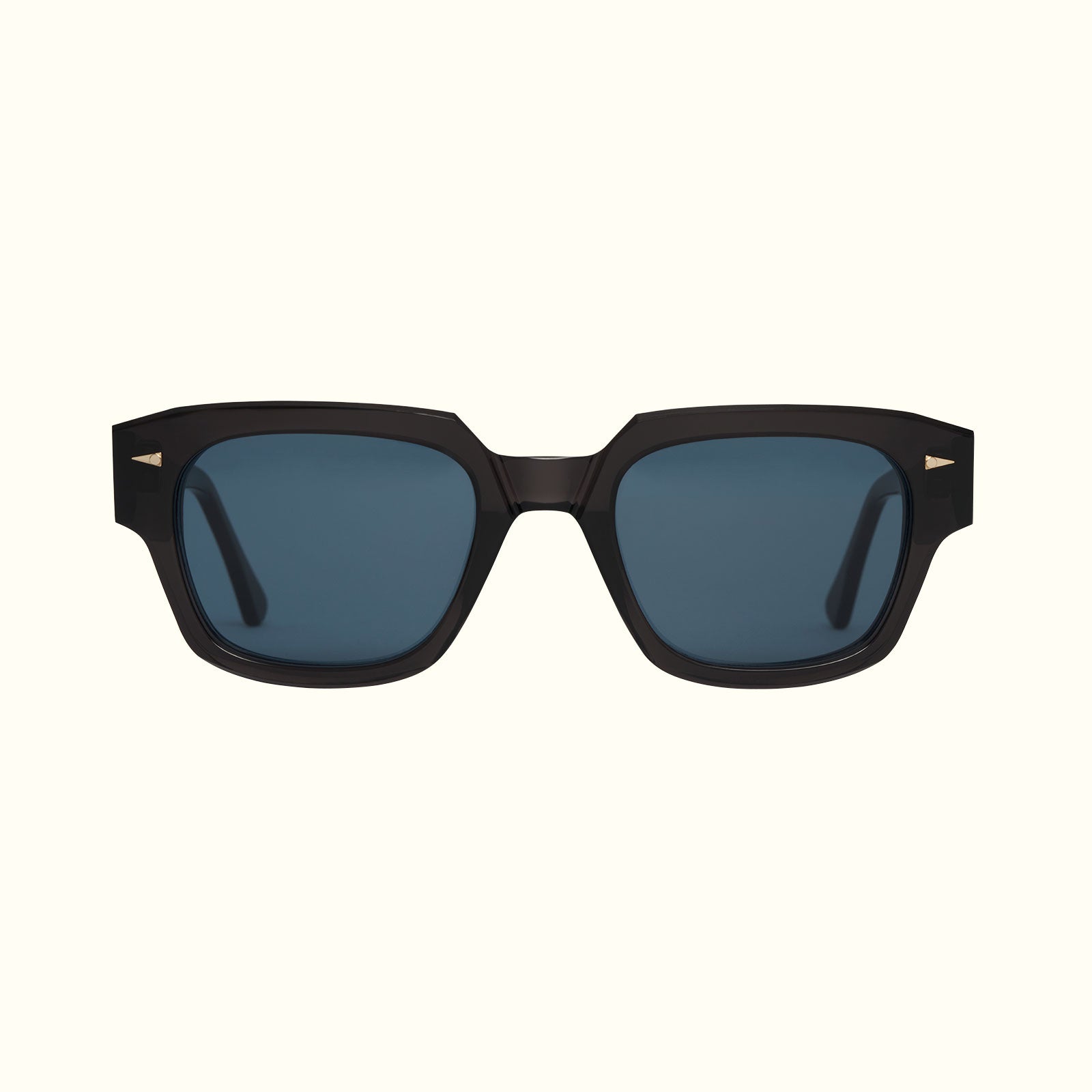 Ahlem Rivoli occhiali da sole nero sky blue acetato