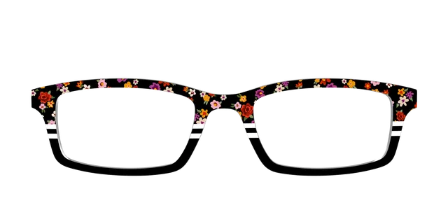 Pair Eyewear Design Tops Ditsy Stripe Split top righe