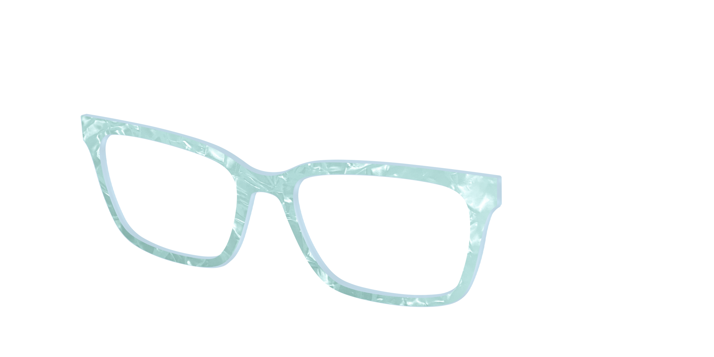 Pair Eyewear Design Tops Aquamarine Pearl Marble top magnetico