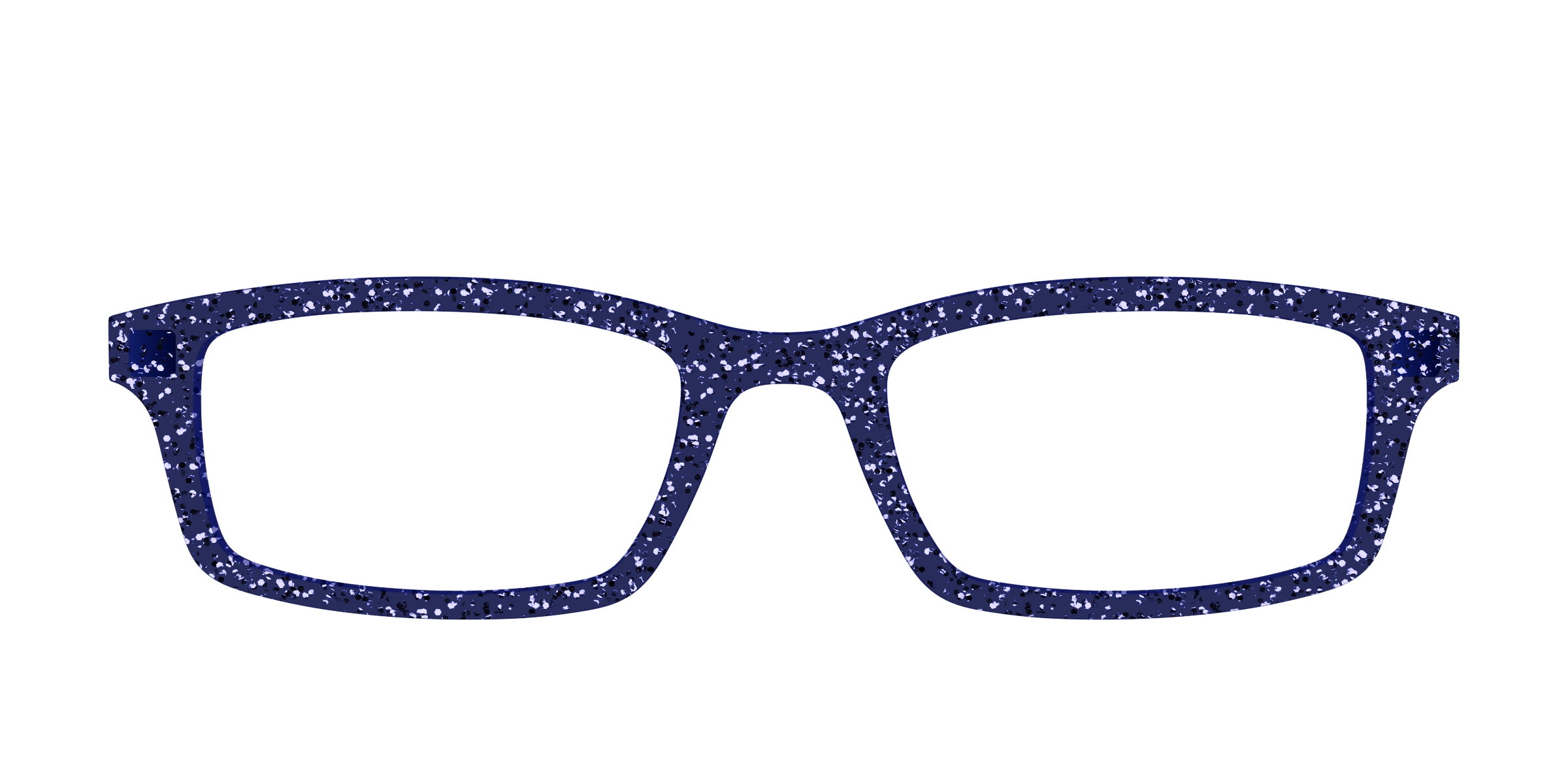 Pair Eyewear Solid Tops The Navy Sparkle top occhiali blu