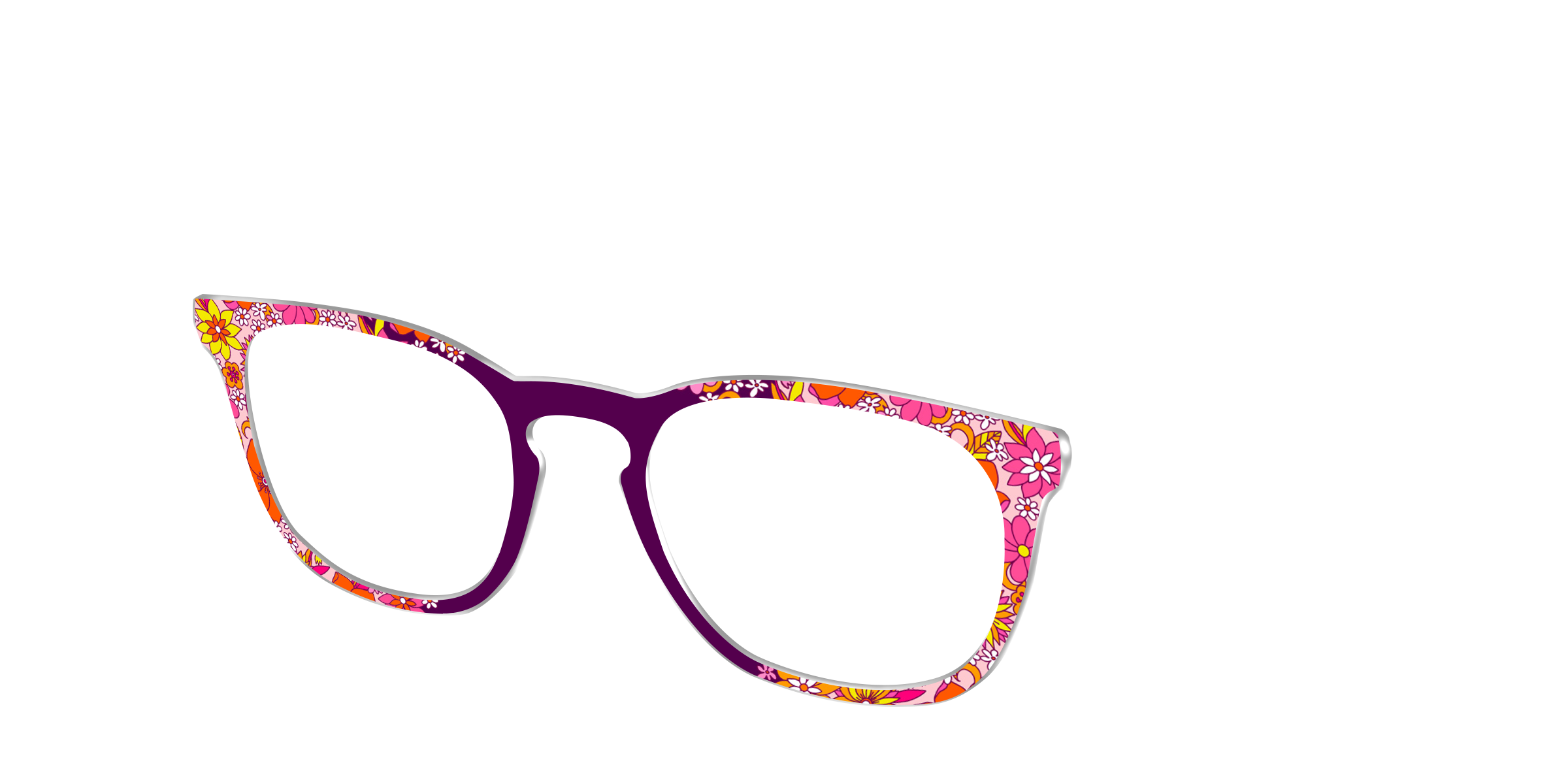 Pair Eyewear Design Tops Far Out Floral topper floreale