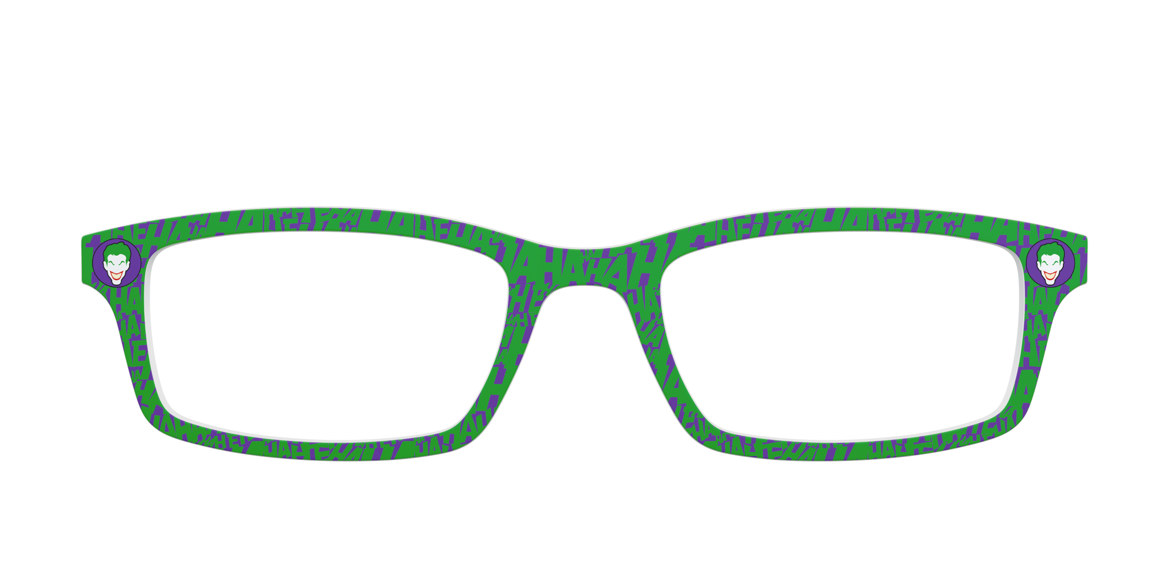 Pair Eyewear Collabs The Joker topper occhiali DC10 viola