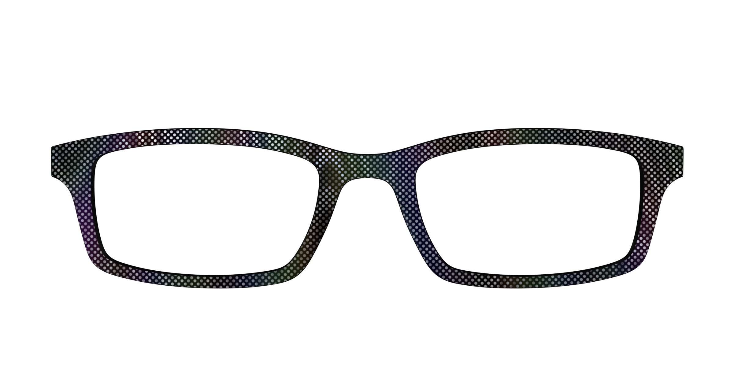 Pair Eyewear Design Tops Silver Iridescent Ripple top Cedro