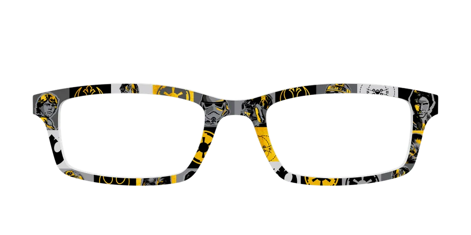 Pair Eyewear Collabs Star Wars Classic cover occhiali stampa nera