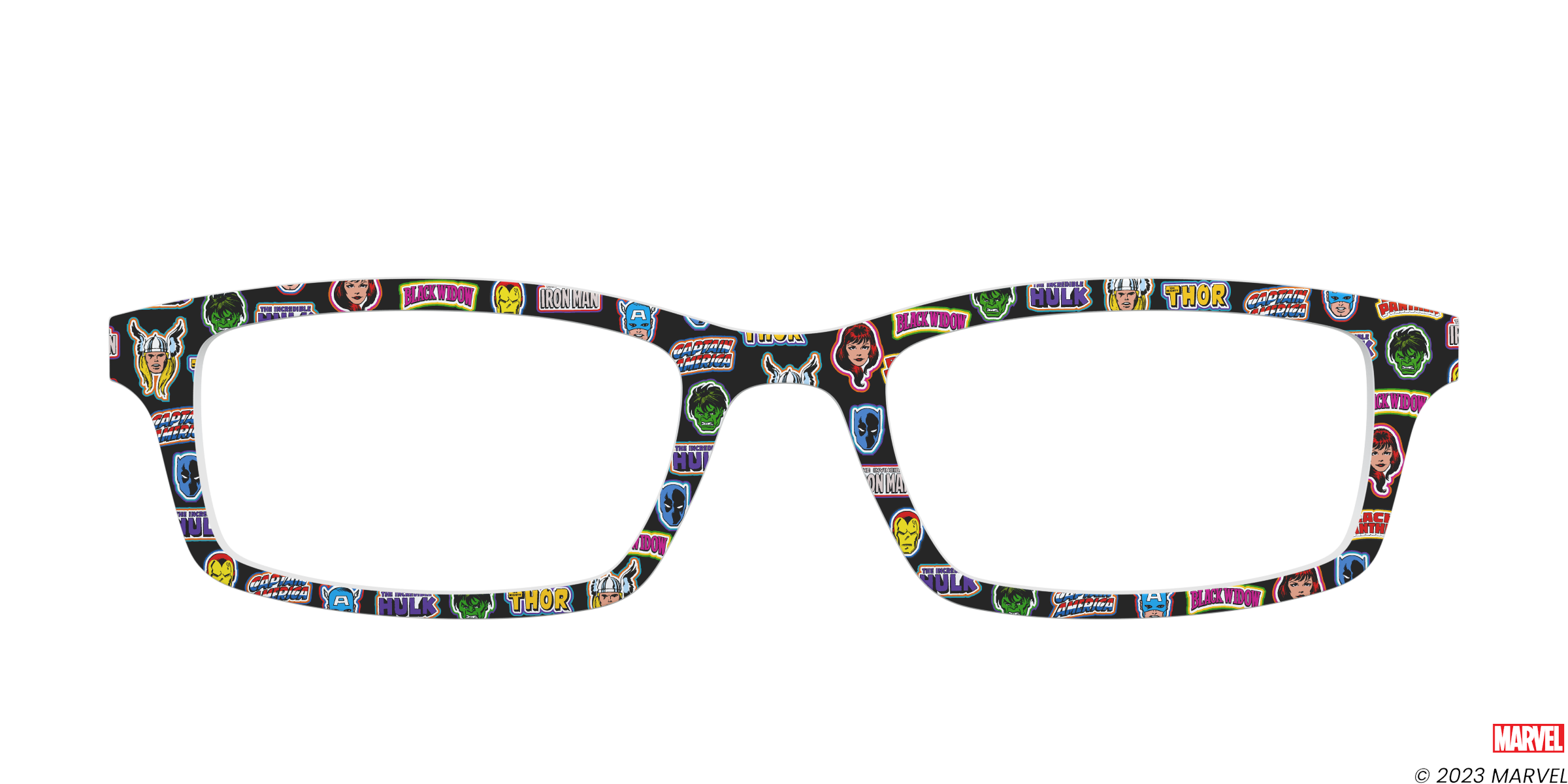 Pair Eyewear Collabs The Marvel Stickers top occhiali MR10
